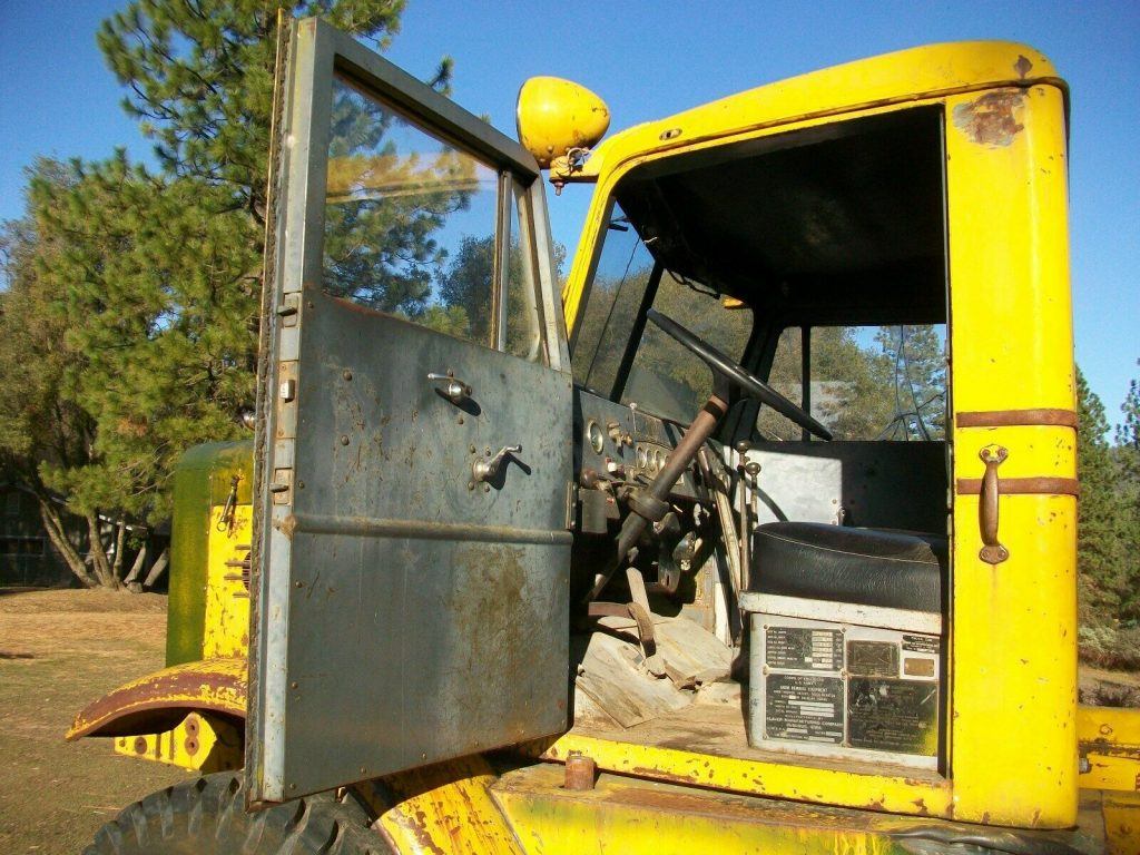 former snow blower 1959 Oshkosh W 1700 truck