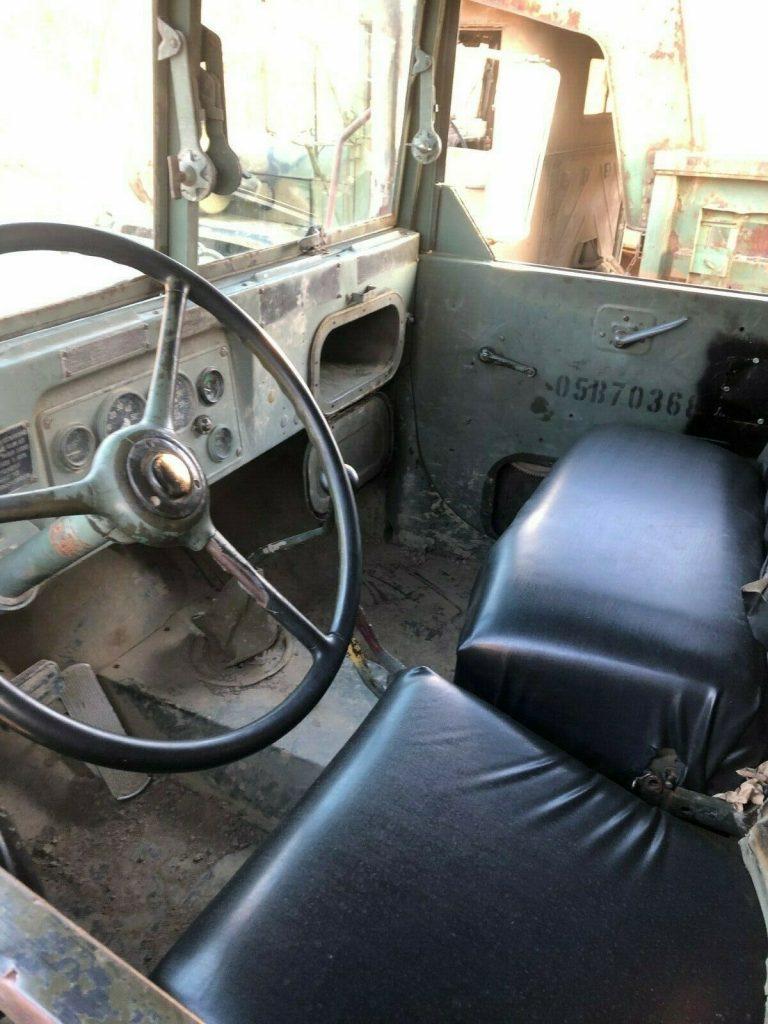 solid 1960 AM General M813 5 TON 6X6 military truck