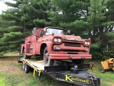 solid 1958 Chevrolet Viking 60 Fire Truck for sale