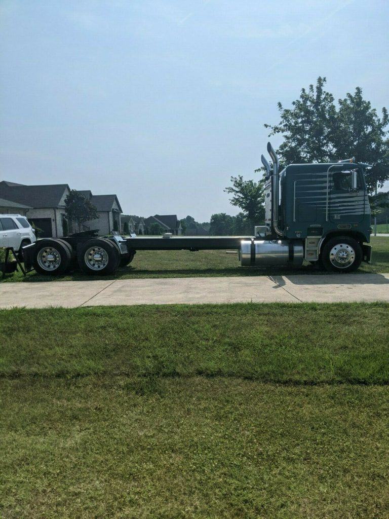 1987 Freightliner FLT Cabover truck [custom stretched]