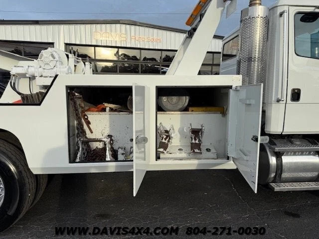 1998 Freightliner Fl112 25 Ton Wrecker T2025 Tow Truck 14005 Miles White 10.8