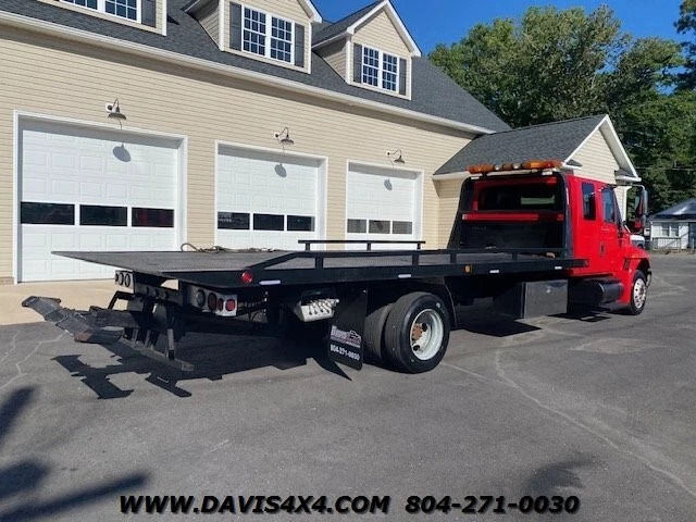 2007 International Durastar Extended Cab Flatbed Rollback Tow Truck 411326 Miles
