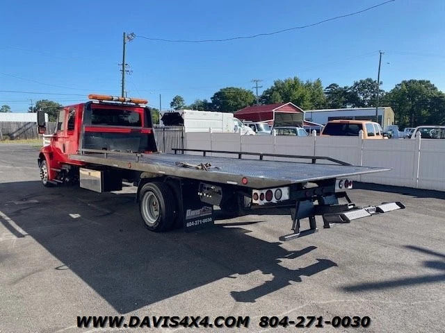 2007 International Durastar Extended Cab Flatbed Rollback Tow Truck 411326 Miles