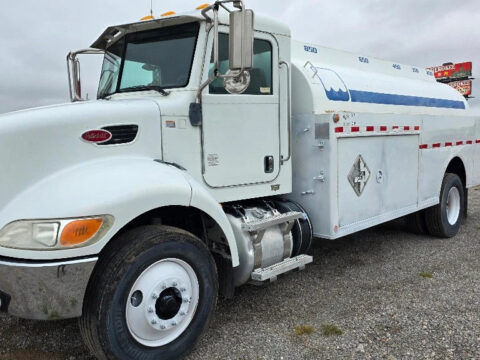 2012 Peterbilt 337 5 Compartment 2550 Gallon Fuel Tank Truck PX8 Auto for sale