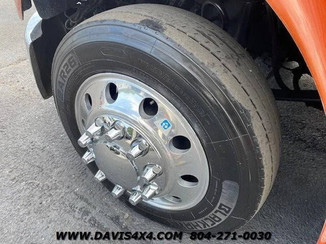 2016 Freightliner M2 Crew Cab Flatbed Rollback Tow Truck 477988 Miles Orange