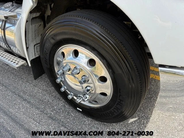 2016 Kenworth T370 Equipment Rollback Flatbed Hauler 263262 Miles White