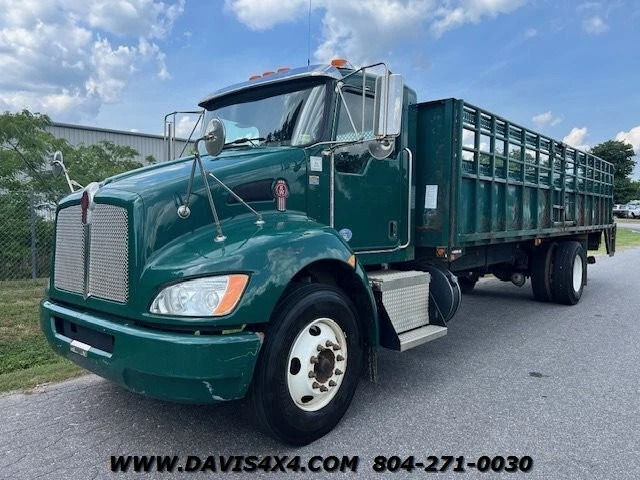 2018 Kenworth T270 Cab Chassis Flatbed Diesel 144192 Miles Green 6.7