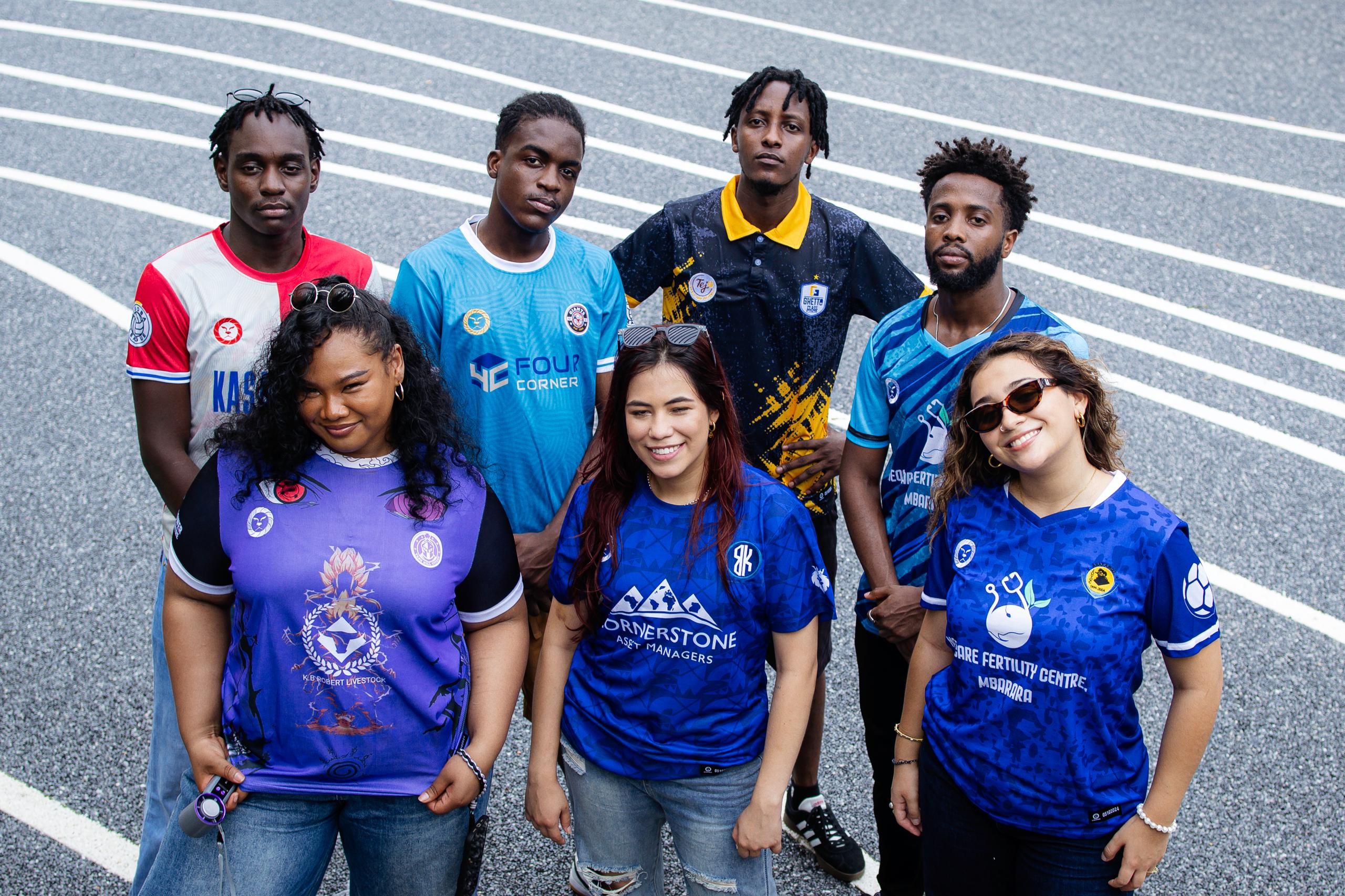 Custom sports jersey design and manufacturing in Uganda