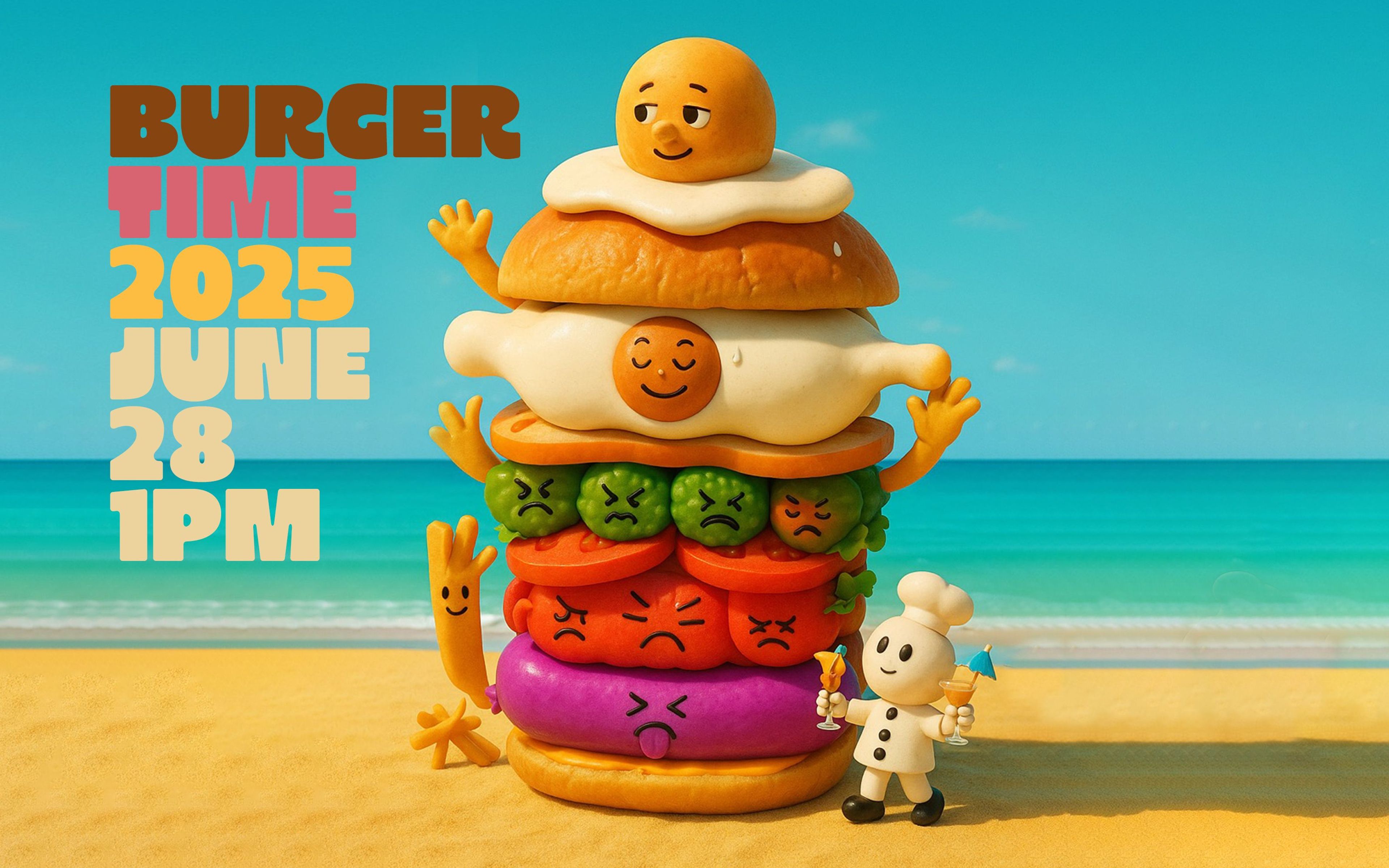 This Week Burger Time There can be only one burger champion. Saturday June 28 at 1pm. Buy Tickets