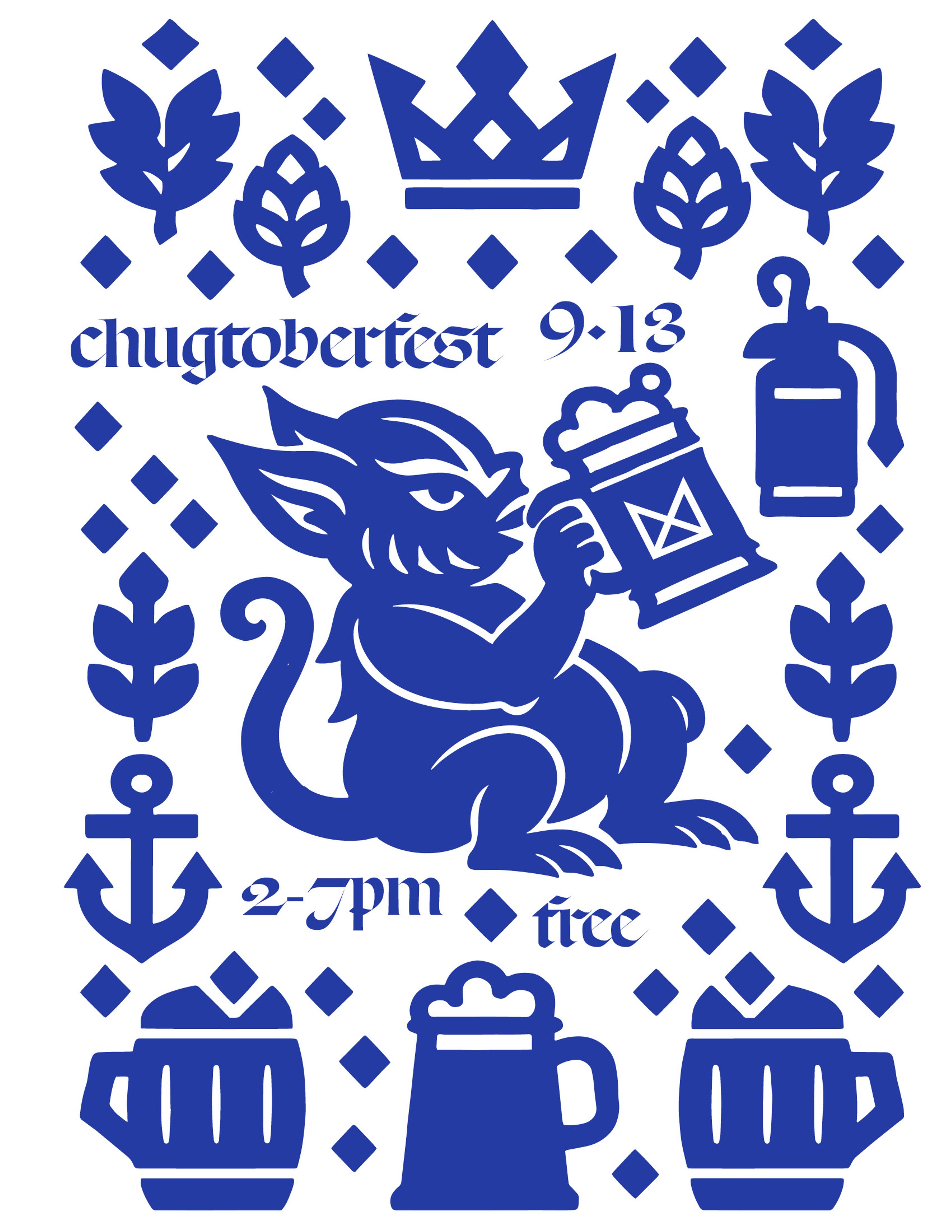 Sunday, September 13 Chugtober 2026 Join us at the Mothership for our annual Fall celebration! 