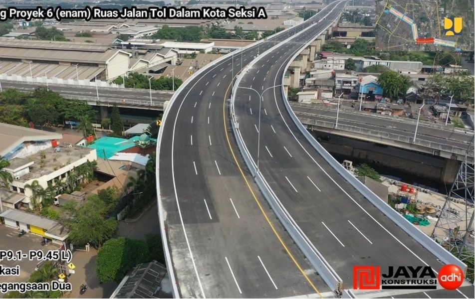 JALAN TOL 6 RUAS DALAM KOTA JAKARTA, SEKSI KELAPA GADING – PULO GEBANG