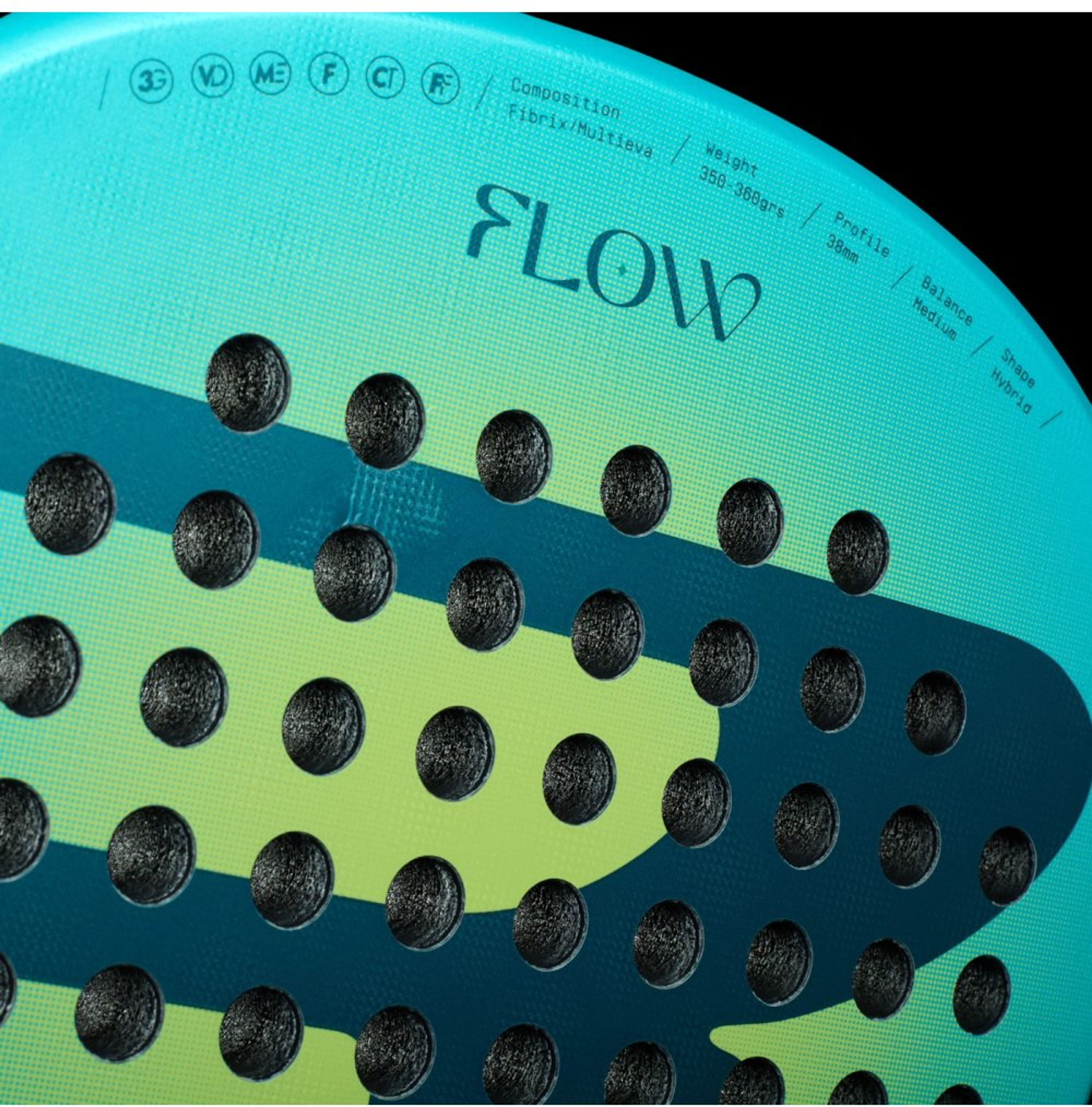 Bullpadel FLOW WOMAN 25 padel racket – detail