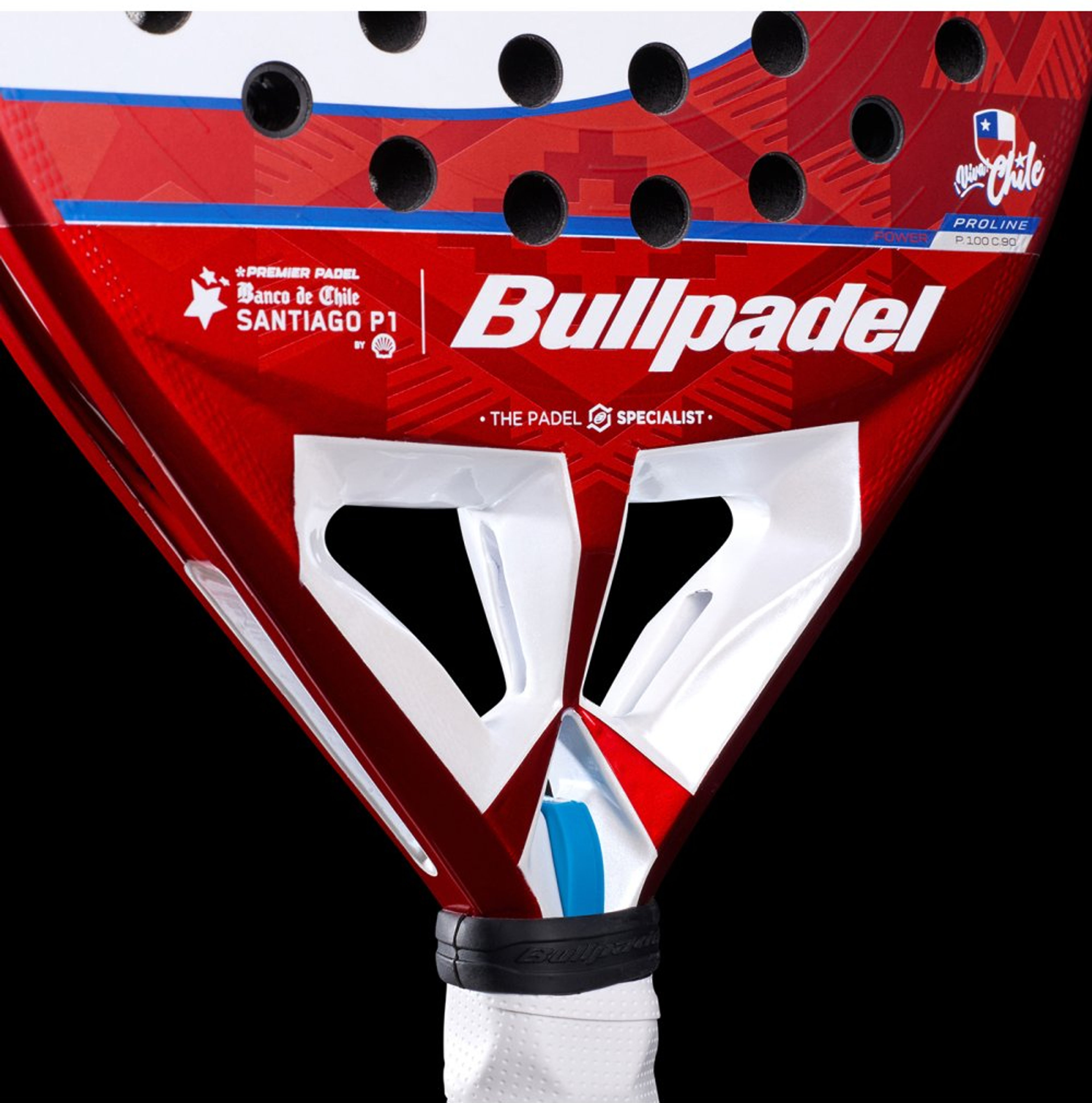 Bullpadel HACK 04 25 CHILE padel racket – core detail