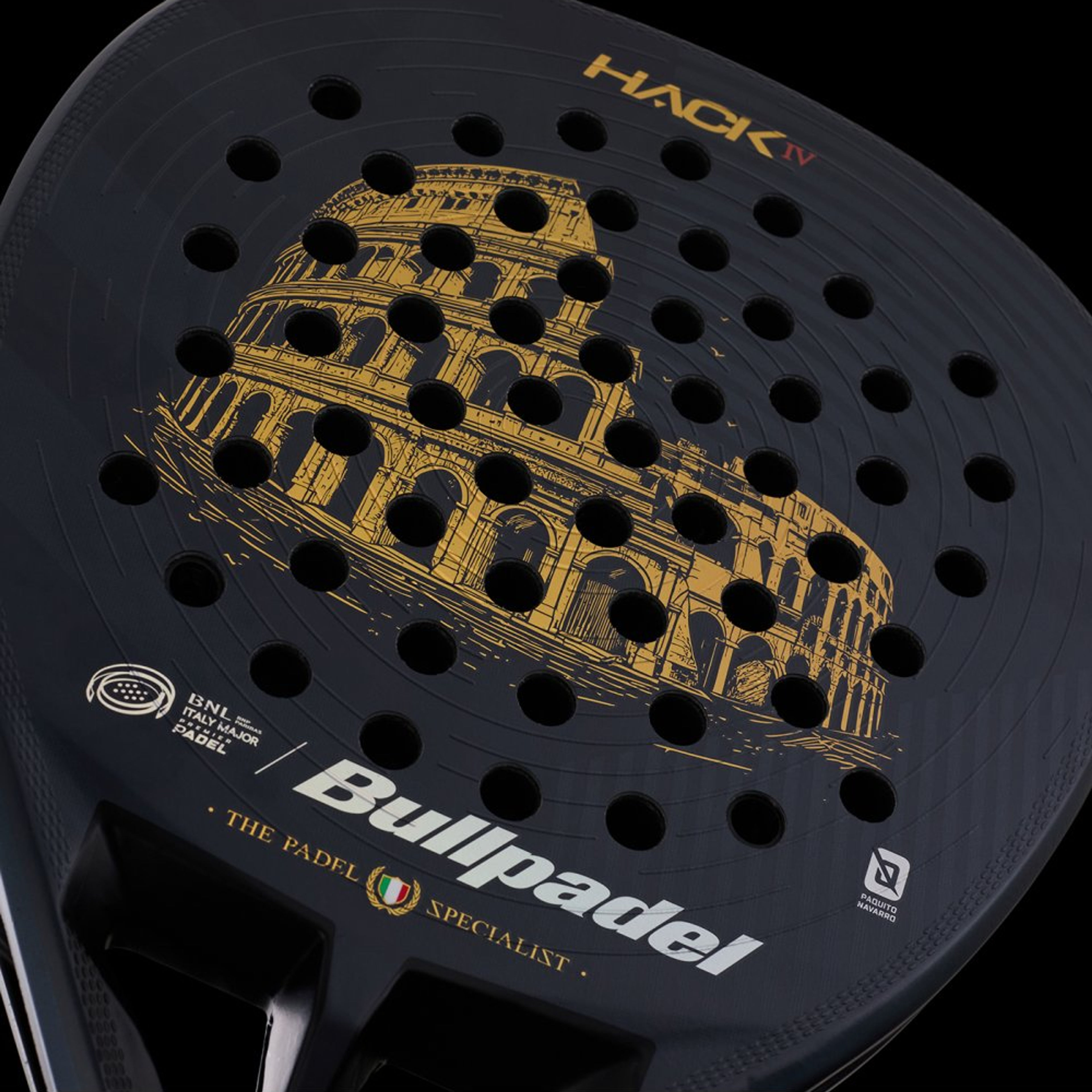 Bullpadel HACK 04 25 ITALY padel racket – detail