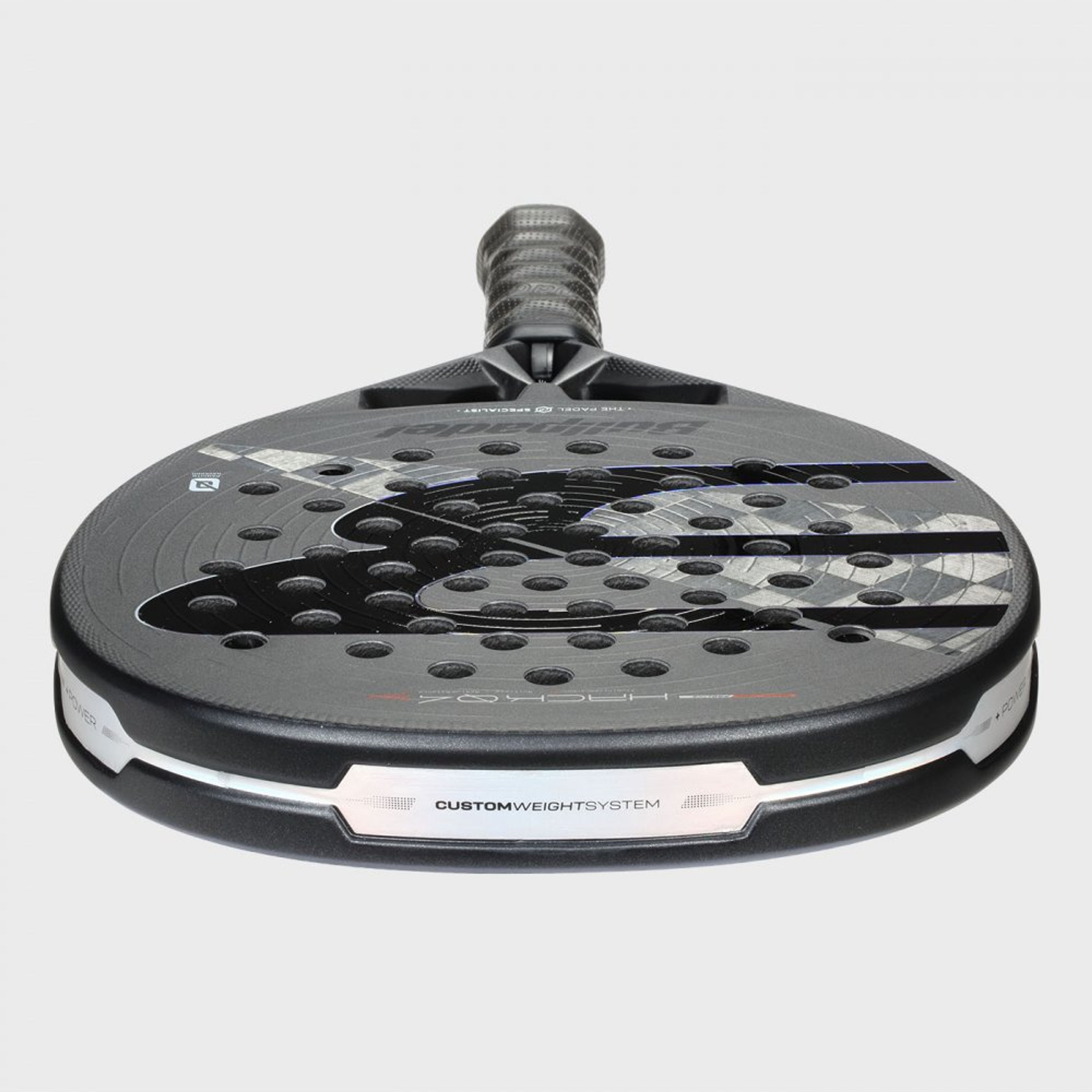 Bullpadel HACK 04 HYB 26 padel racket – top view