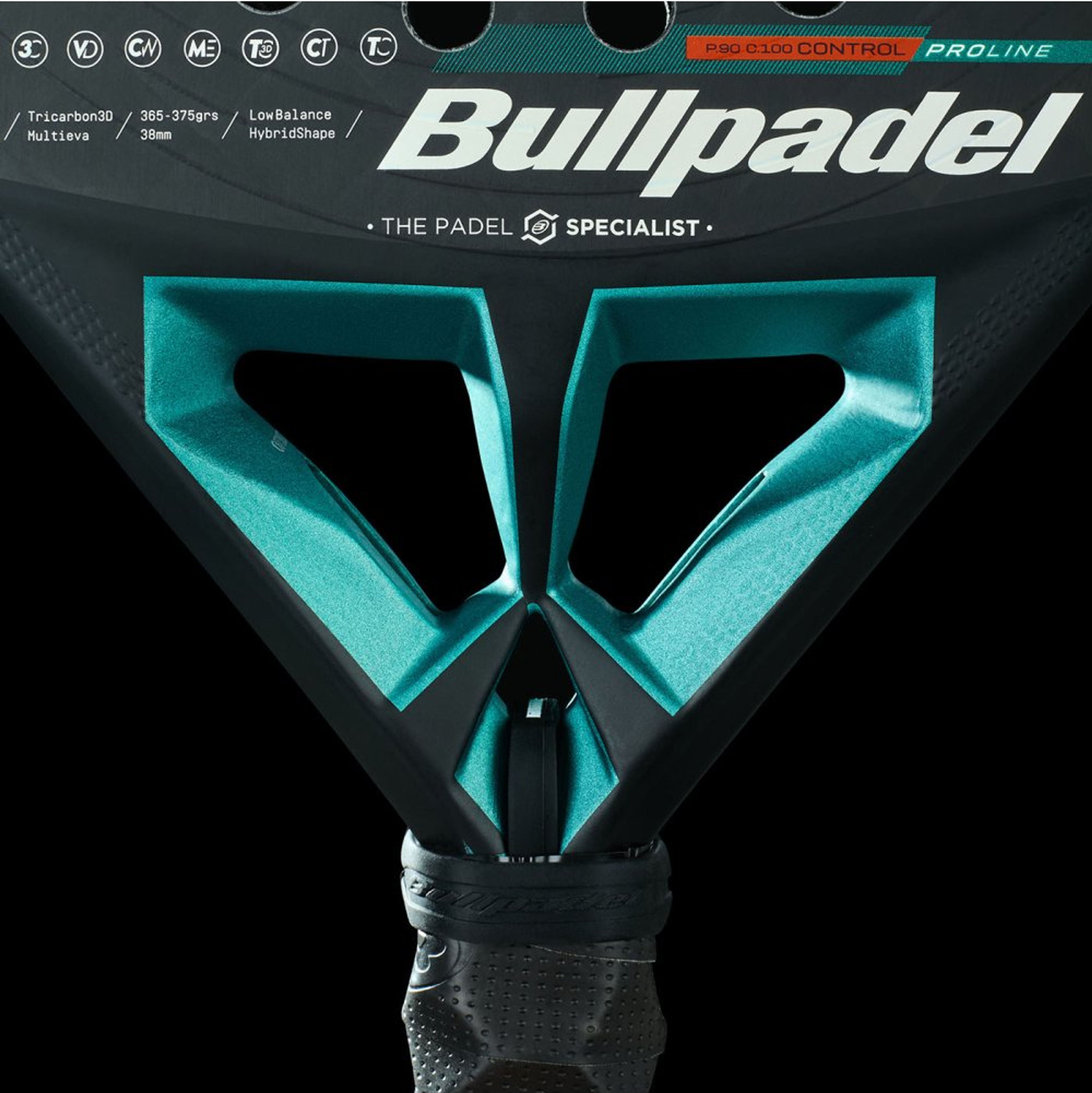 Bullpadel HACK 04 HYBRID 25 padel racket – core detail