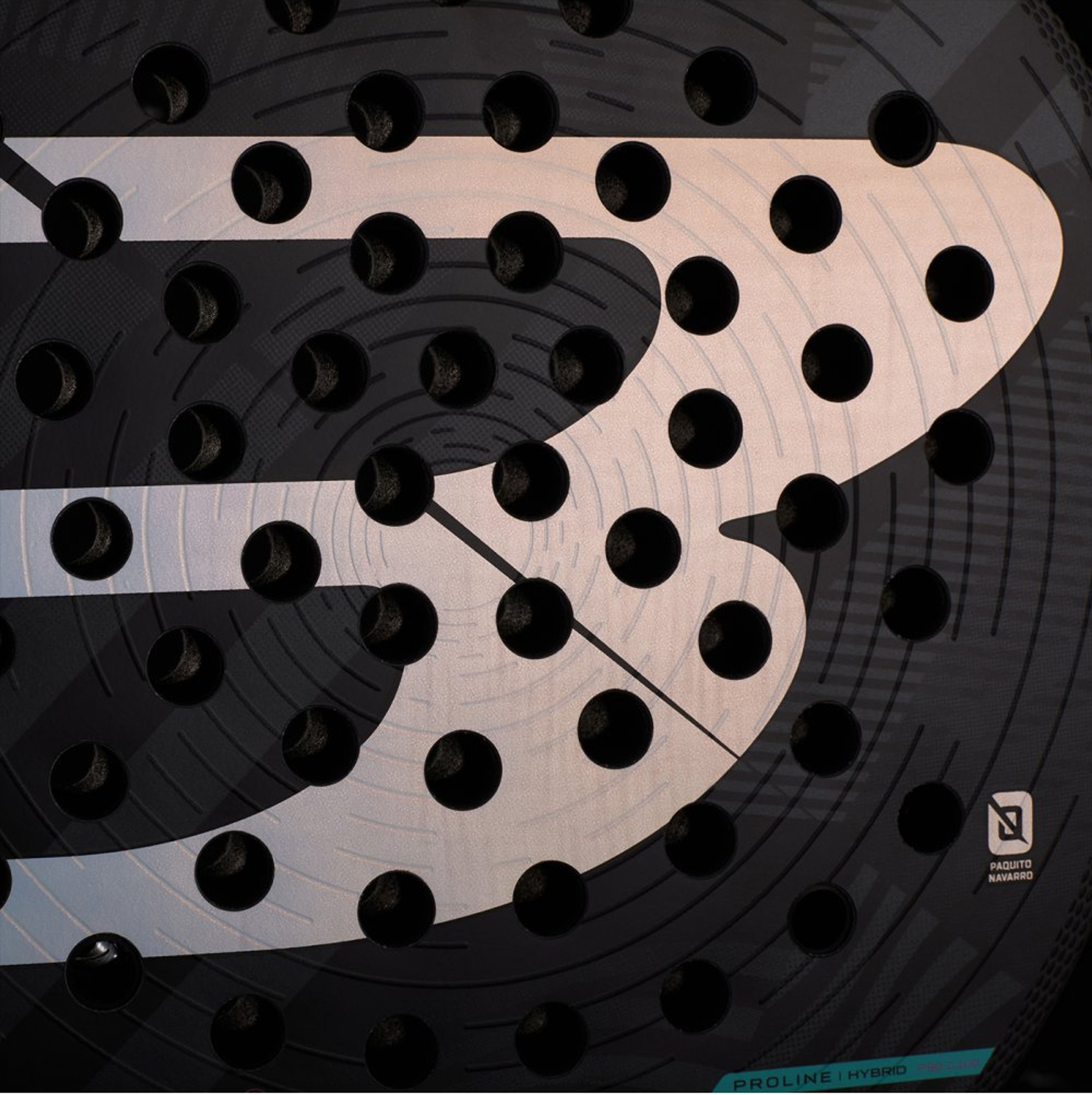 Bullpadel HACK HYBRID 04 25 MIAMI padel racket – detail