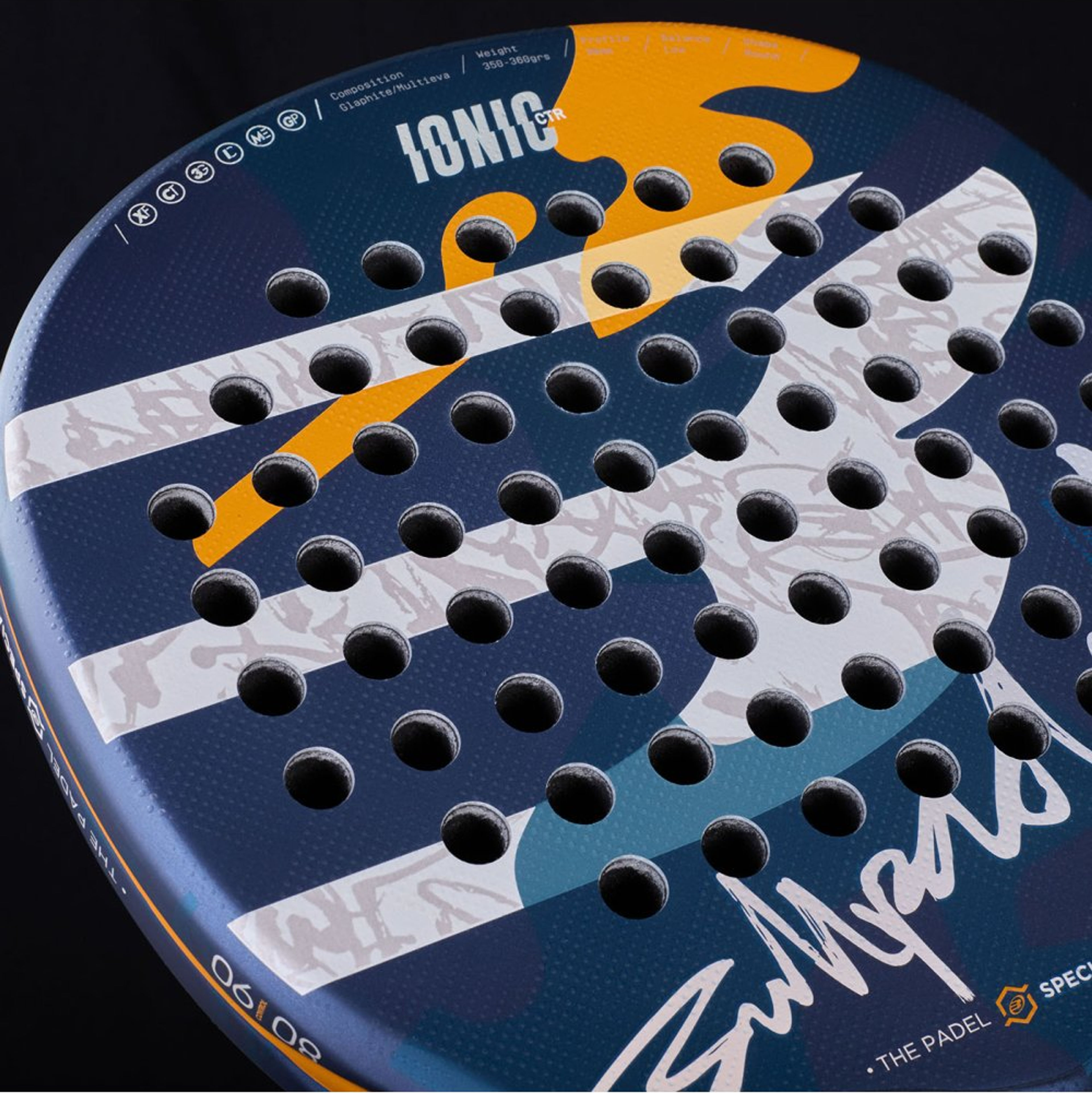 Bullpadel IONIC CONTROL 25 padel racket – detail