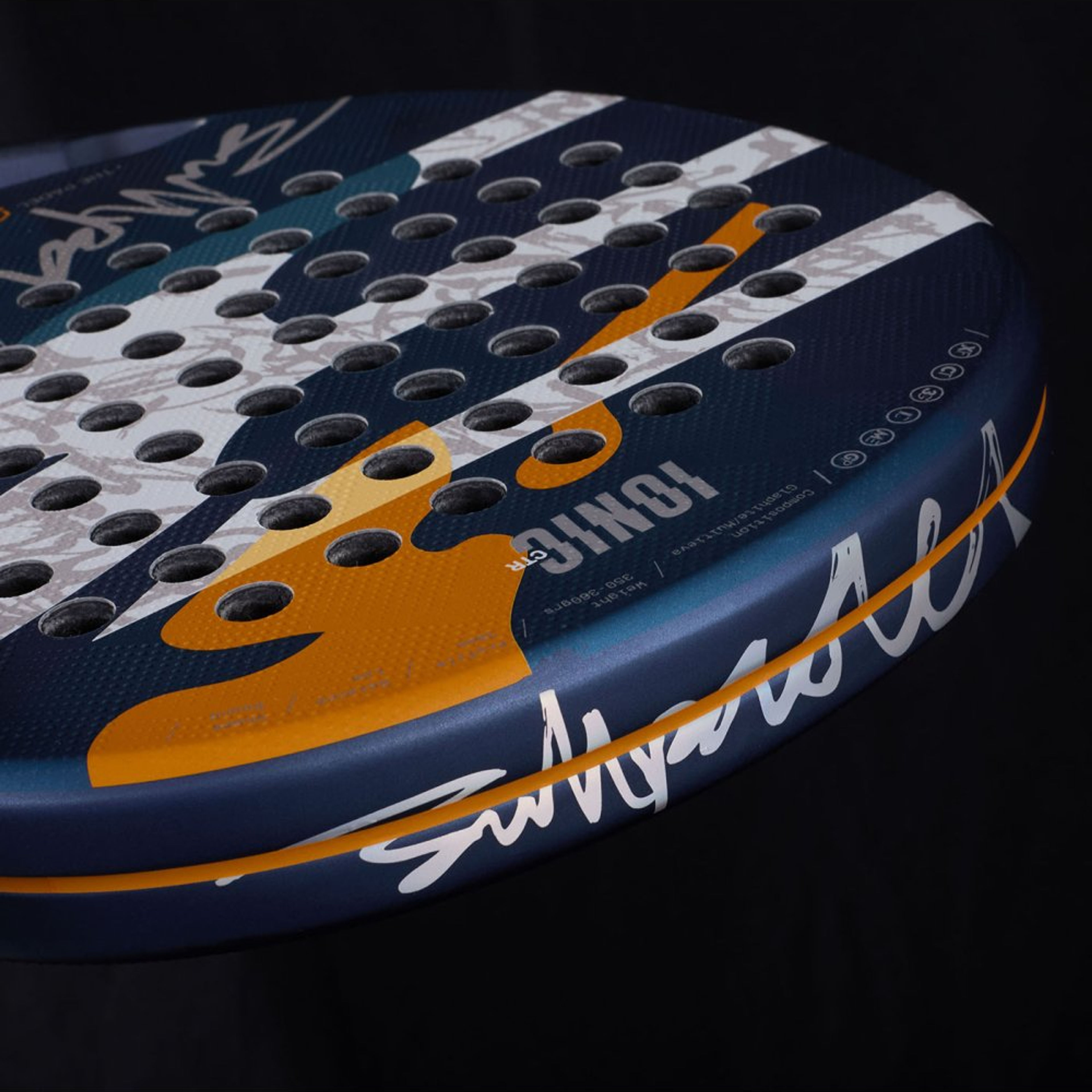Bullpadel IONIC CONTROL 25 padel racket – horizontal top view