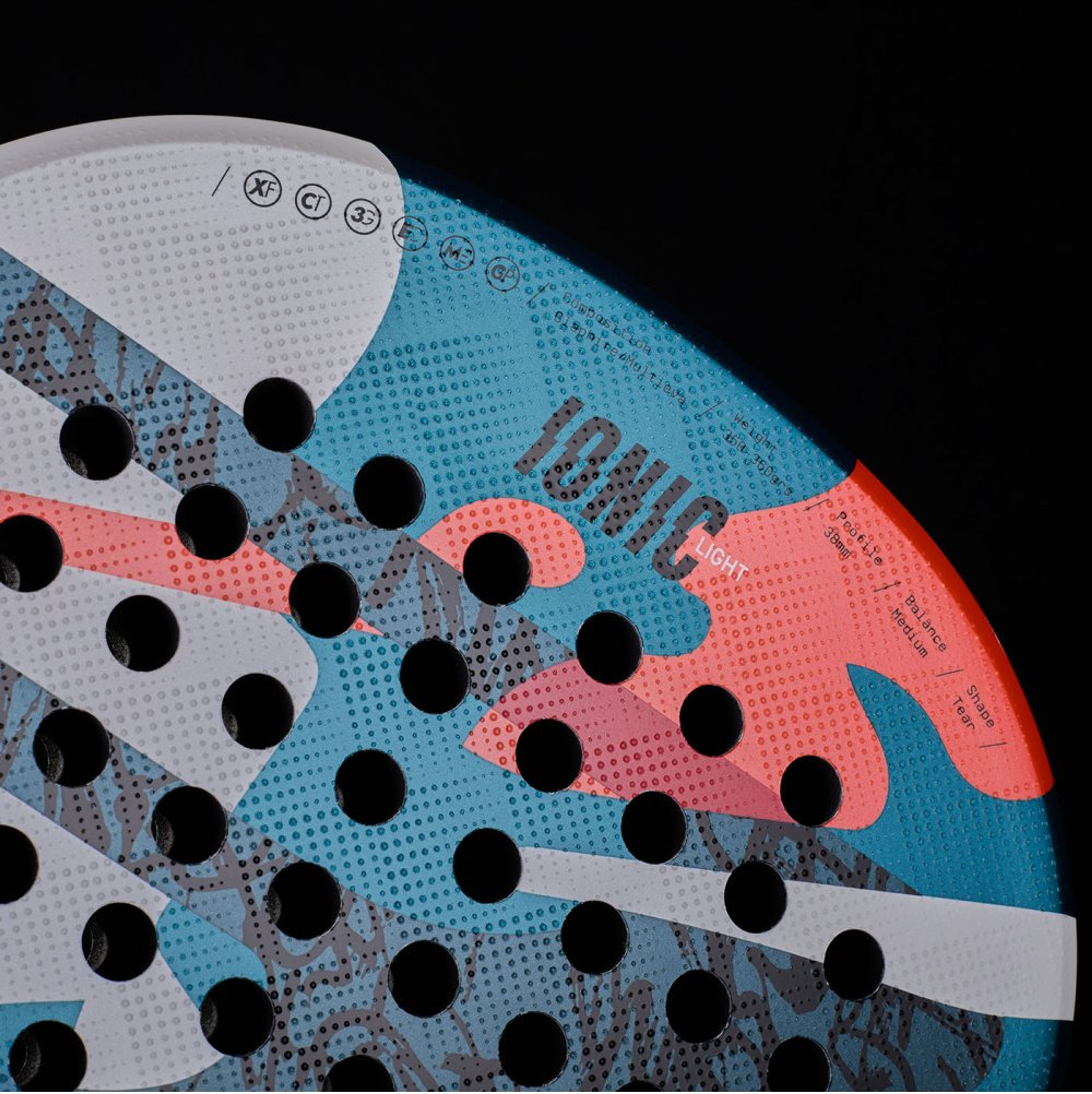 Bullpadel IONIC LIGHT 25 padel racket – detail