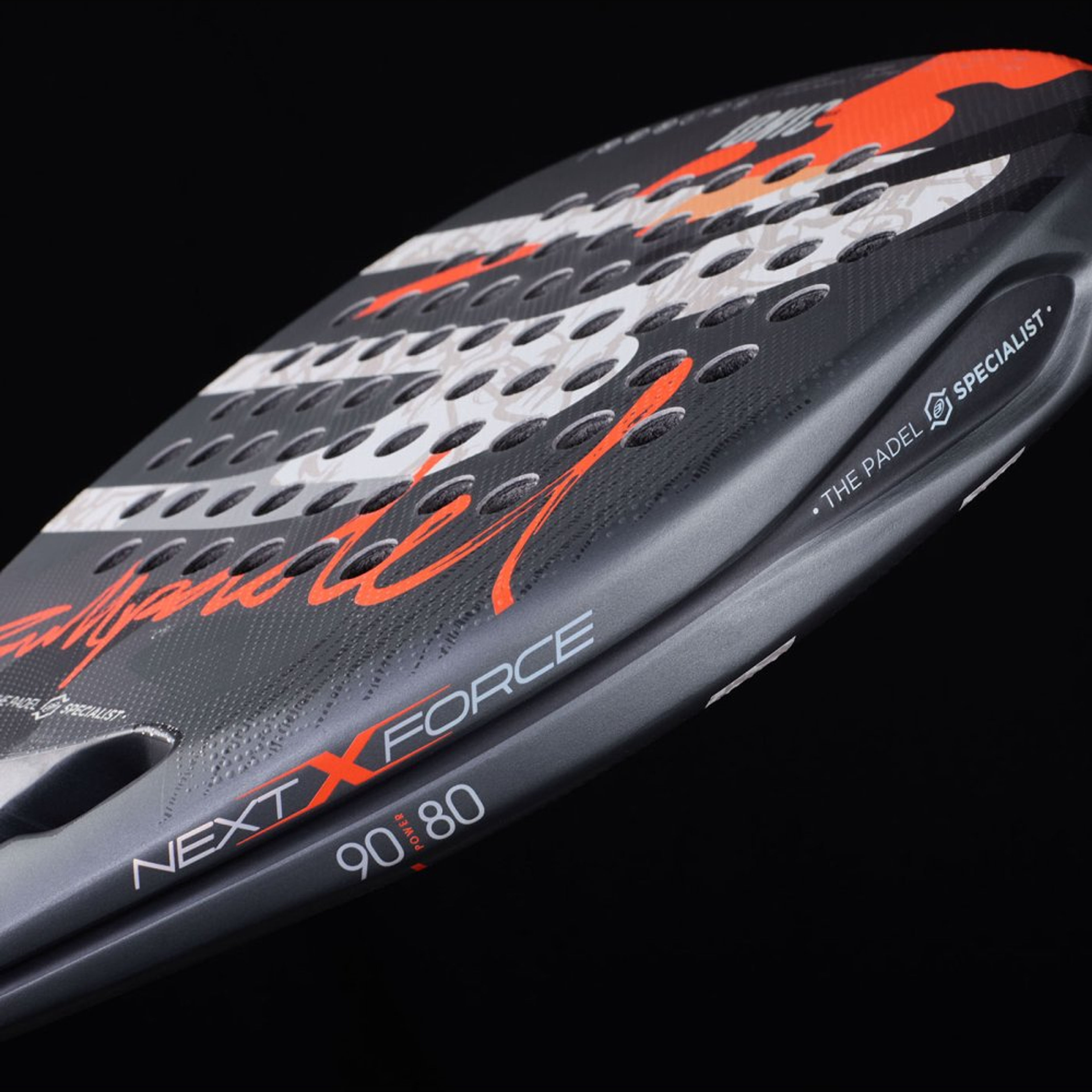 Bullpadel IONIC POWER 25 padel racket – horizontal side view