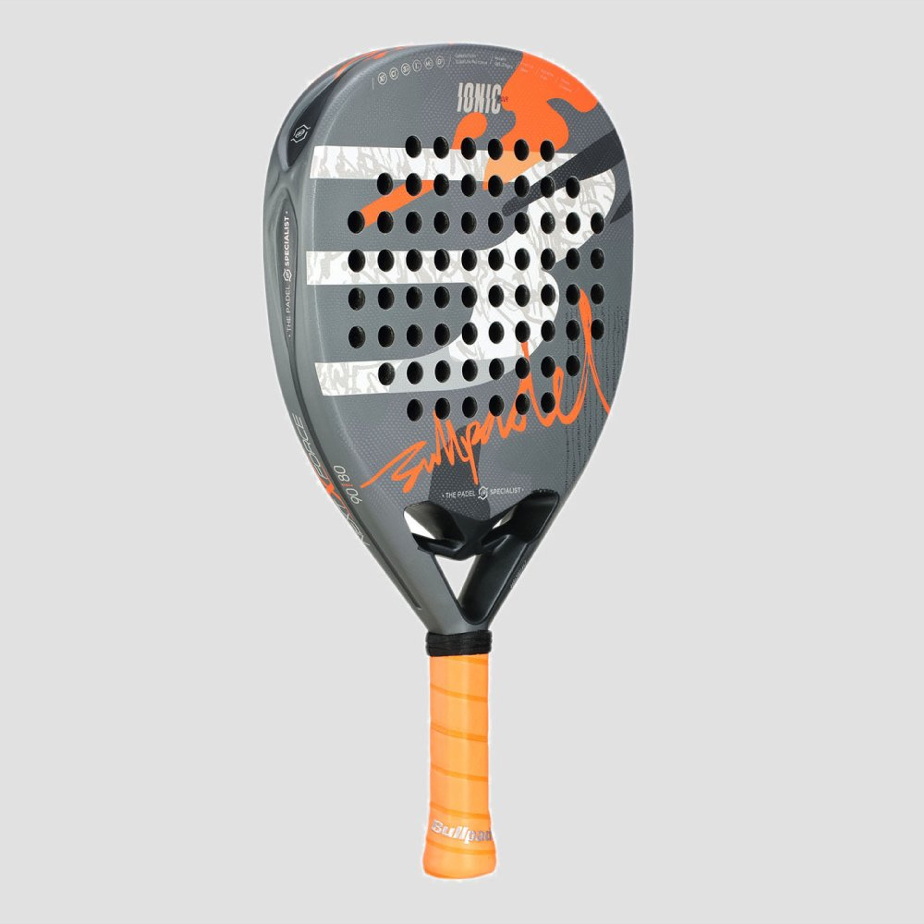 Bullpadel IONIC POWER 25 padel racket – angled view