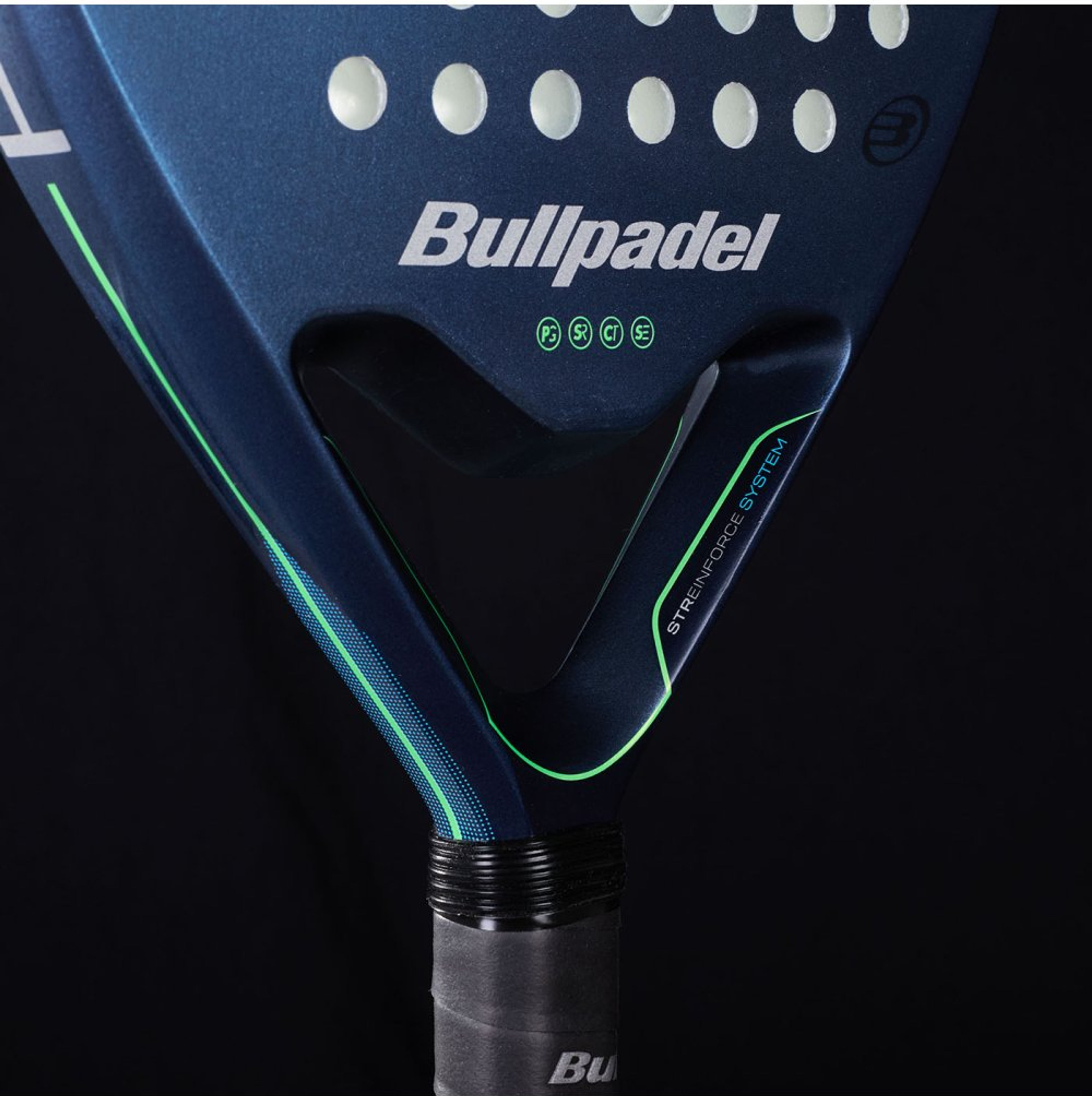 Bullpadel K2 POWER 25 padel racket – core detail