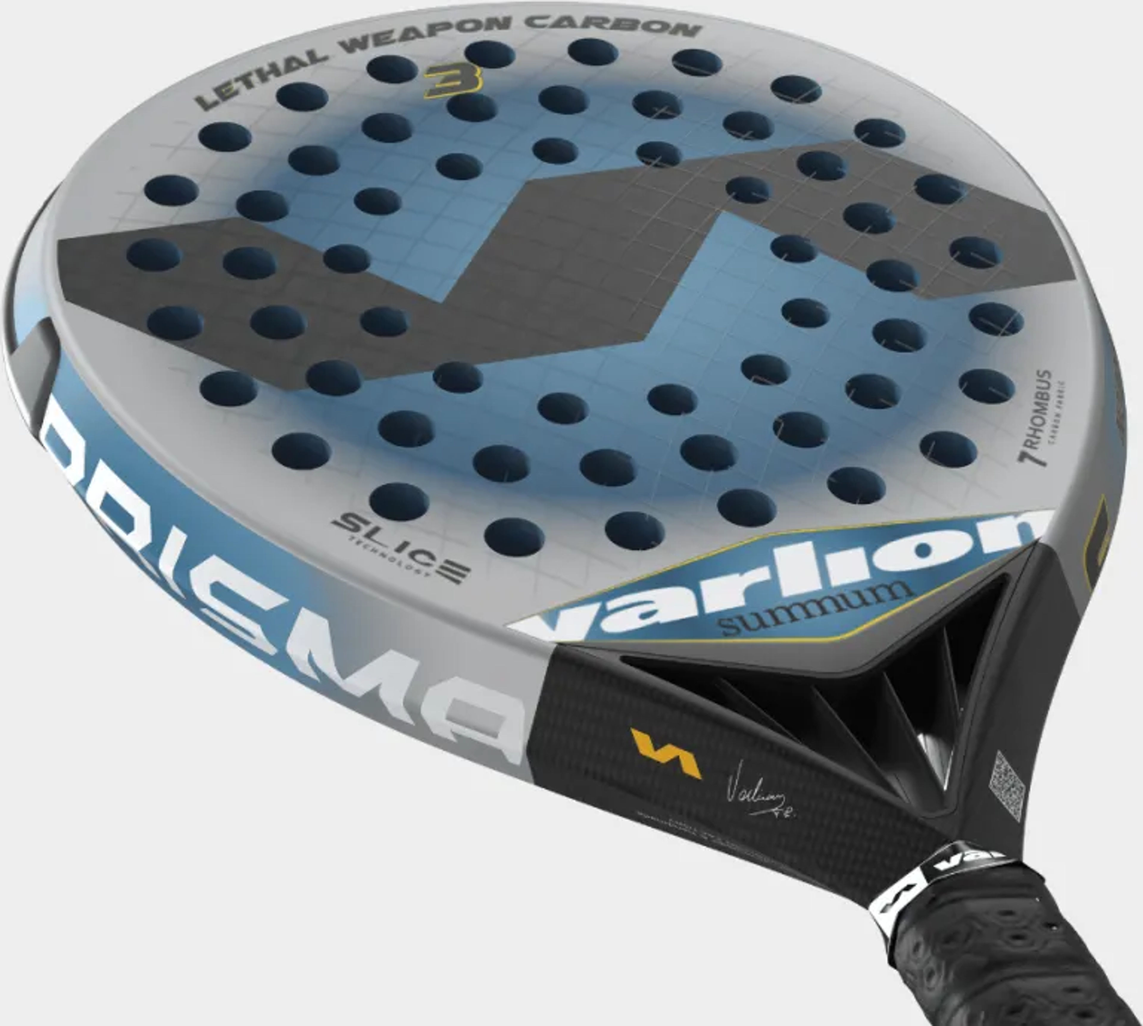 Varlion LW Prisma Carbon 3 2024 padel racket – detail