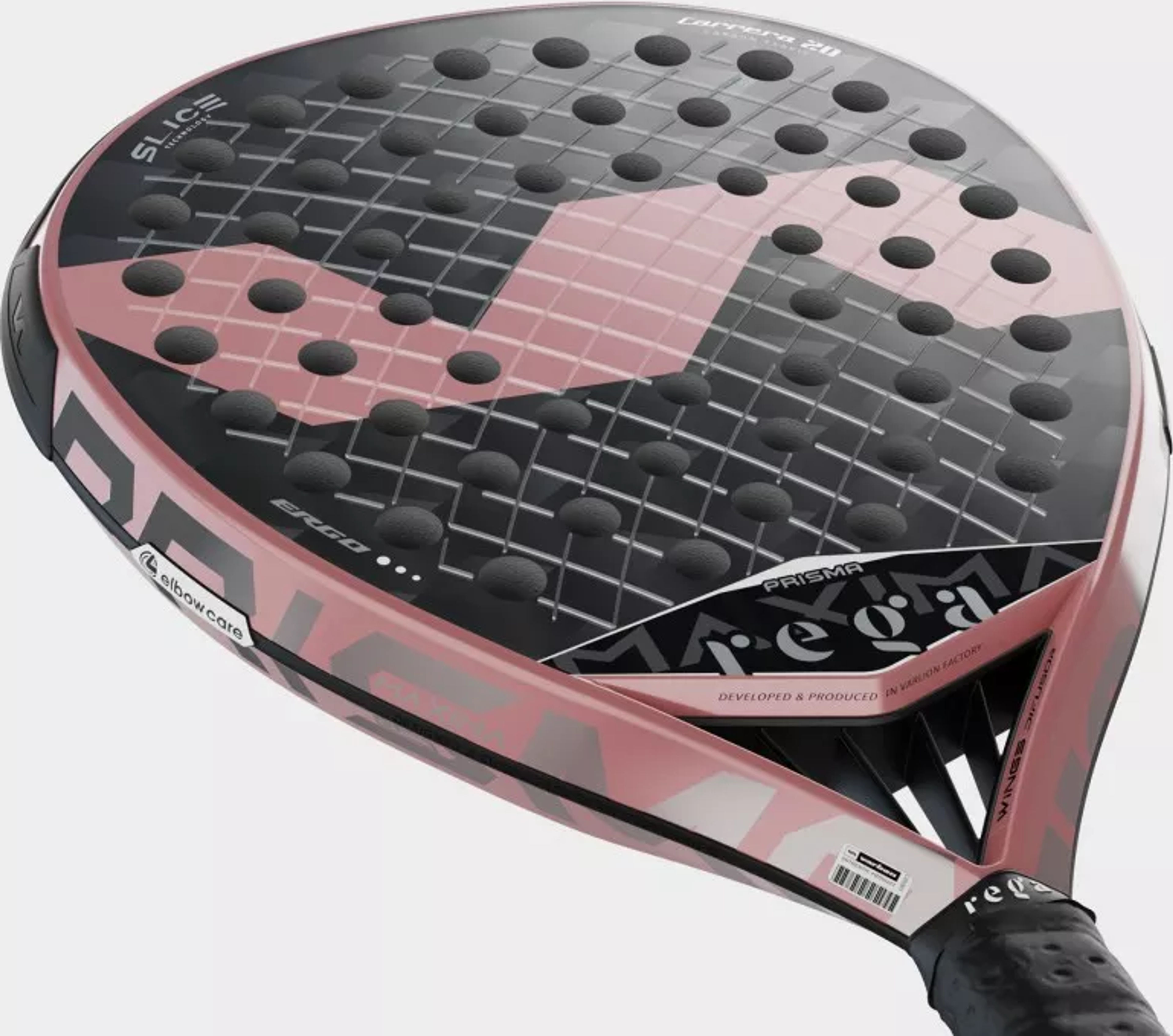 Varlion Maxima Carbon Rose pala de pádel – detalle