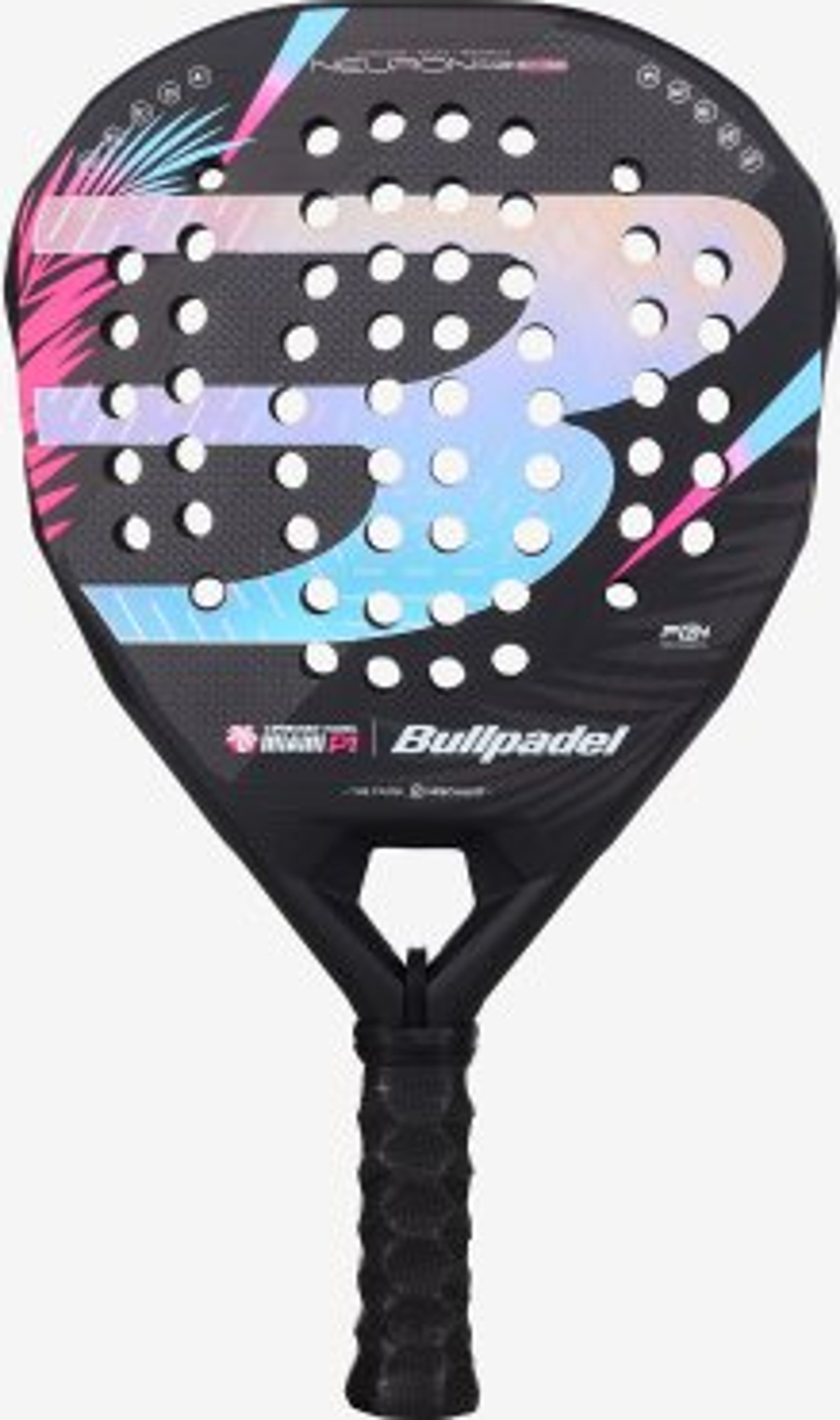 Bullpadel NEURON 02 EDGE MIAMI 26 NEGRO padel racket – back view