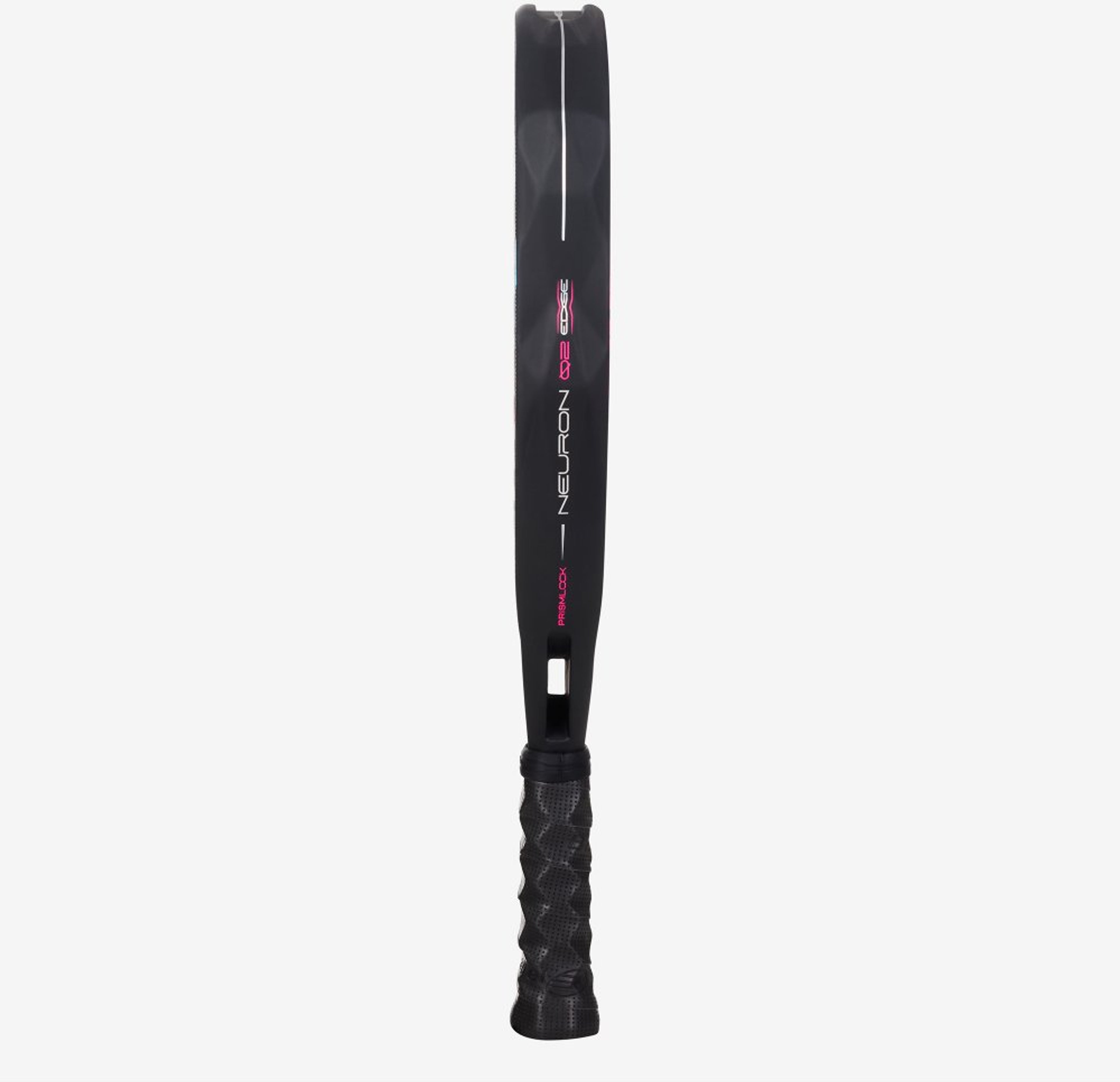 Bullpadel NEURON 02 EDGE MIAMI 26 NEGRO padel racket – left side view