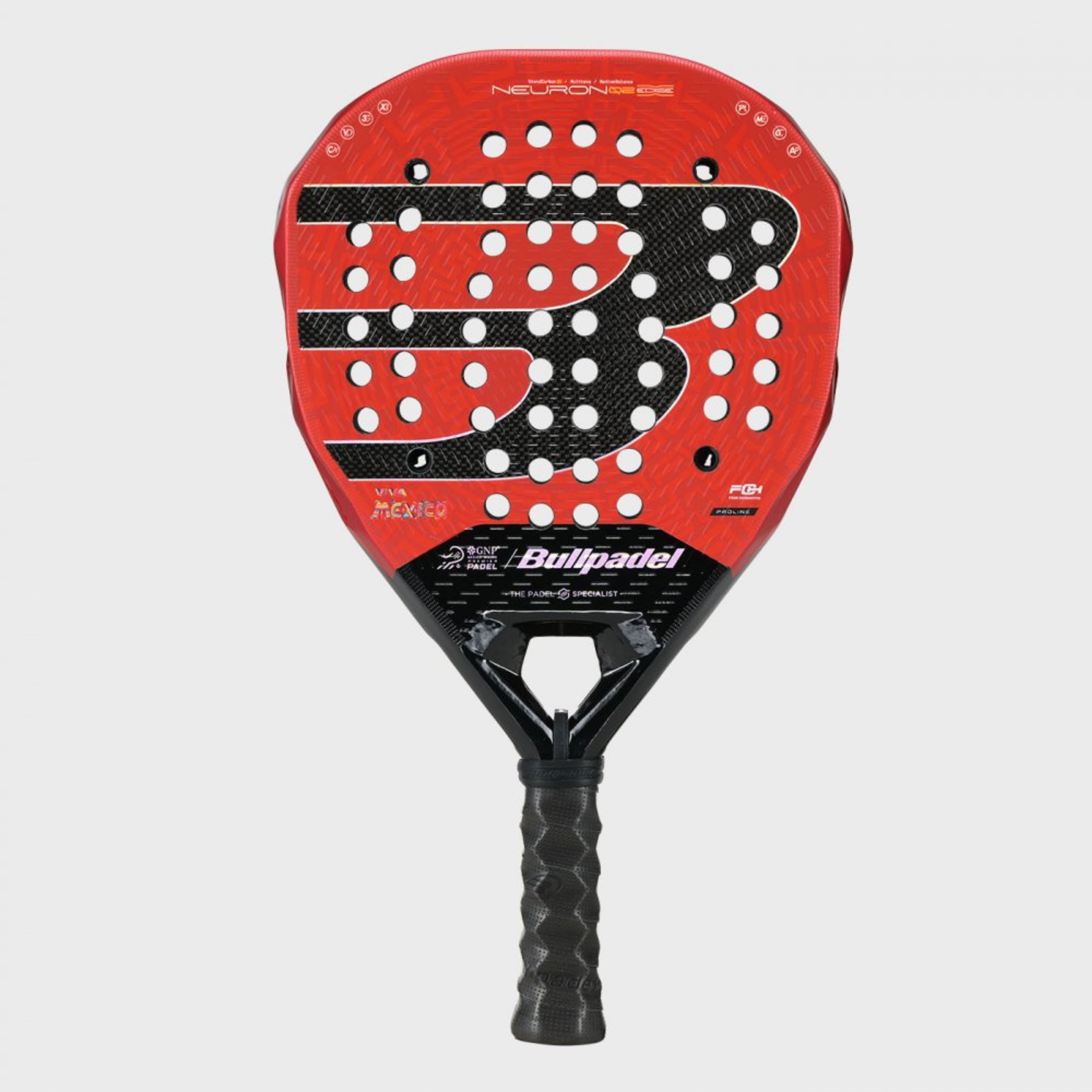 Bullpadel NEURON 02 EDGE MX 25 padel racket – back view