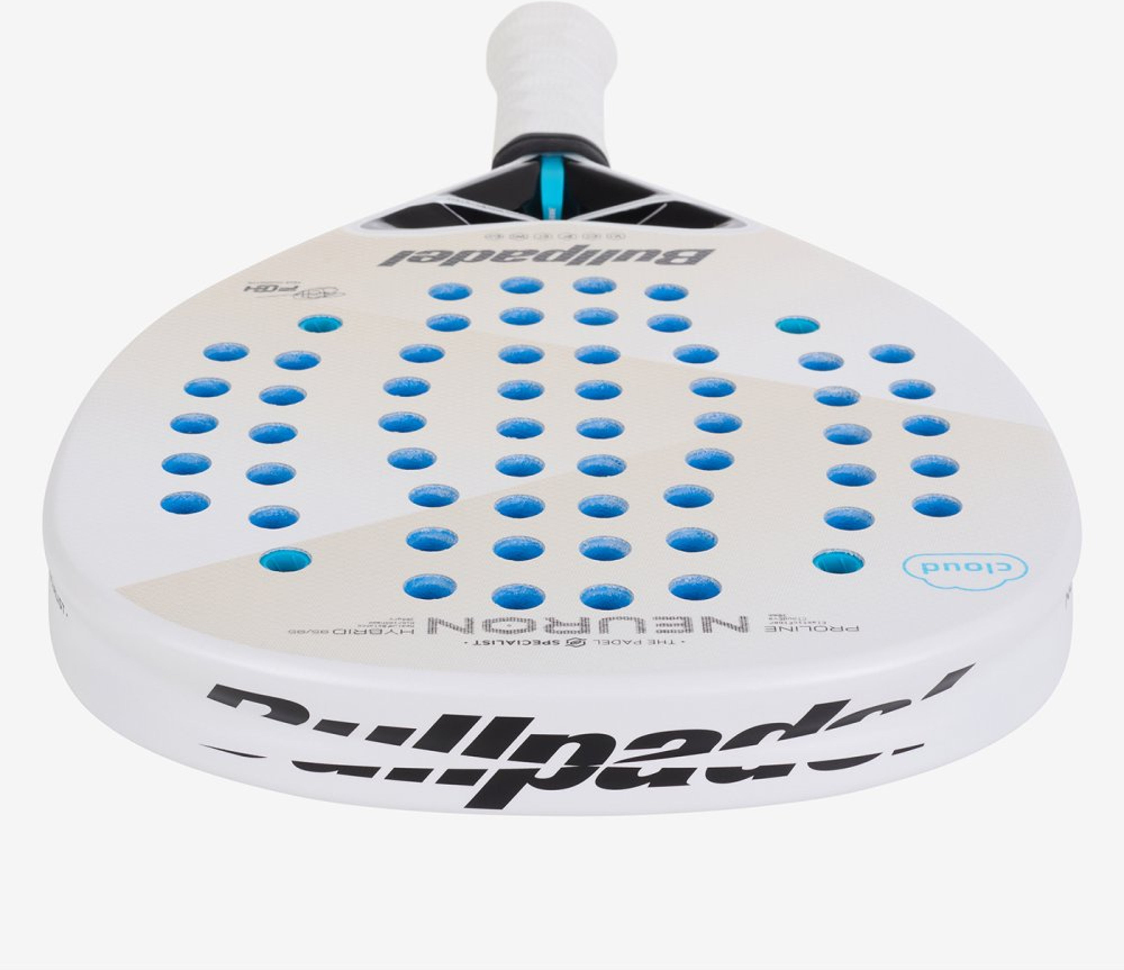 Bullpadel Neuron Cloud 25 padel racket – top view