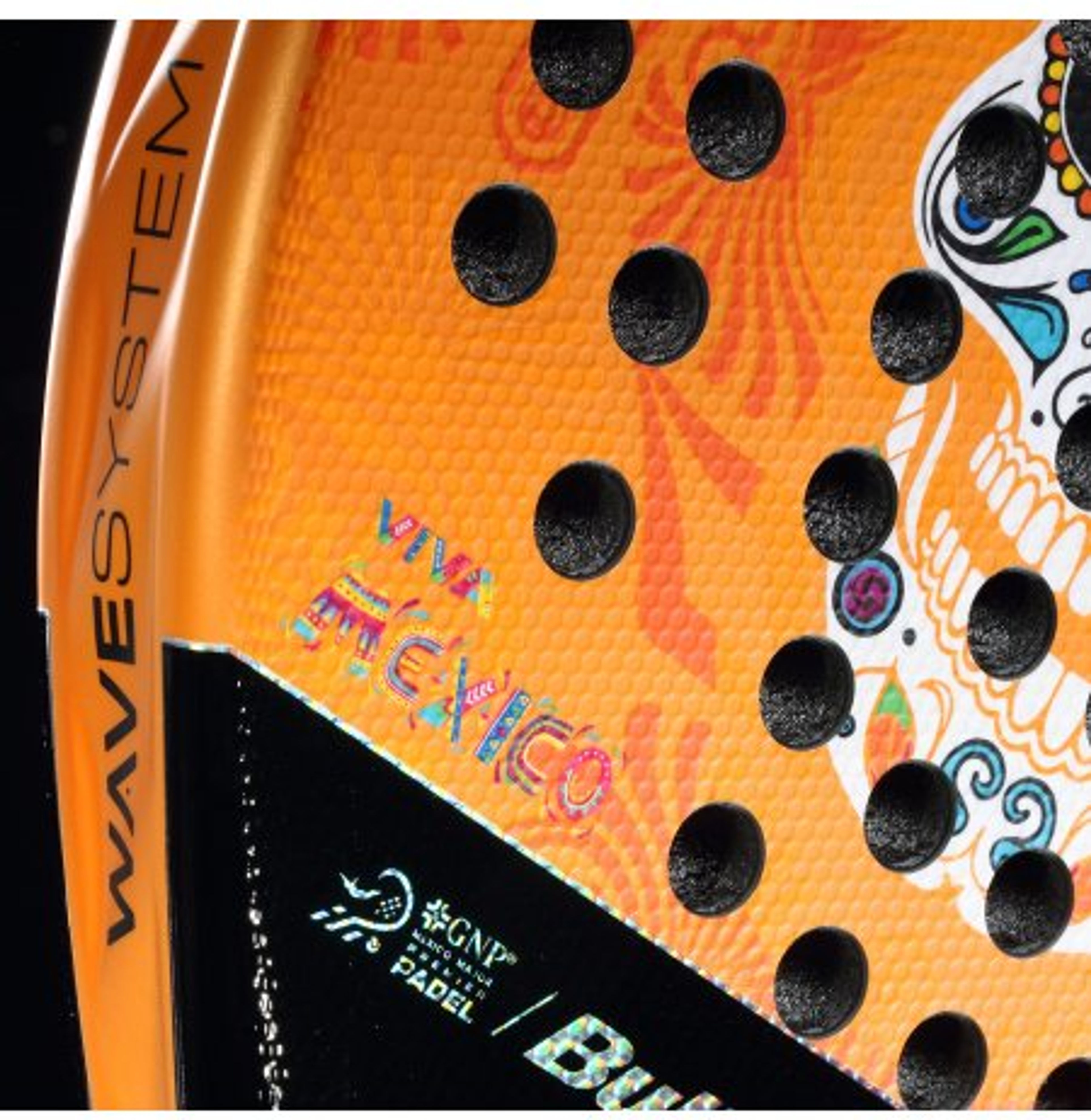 Bullpadel Neuron MX LTD padel racket – horizontal side view
