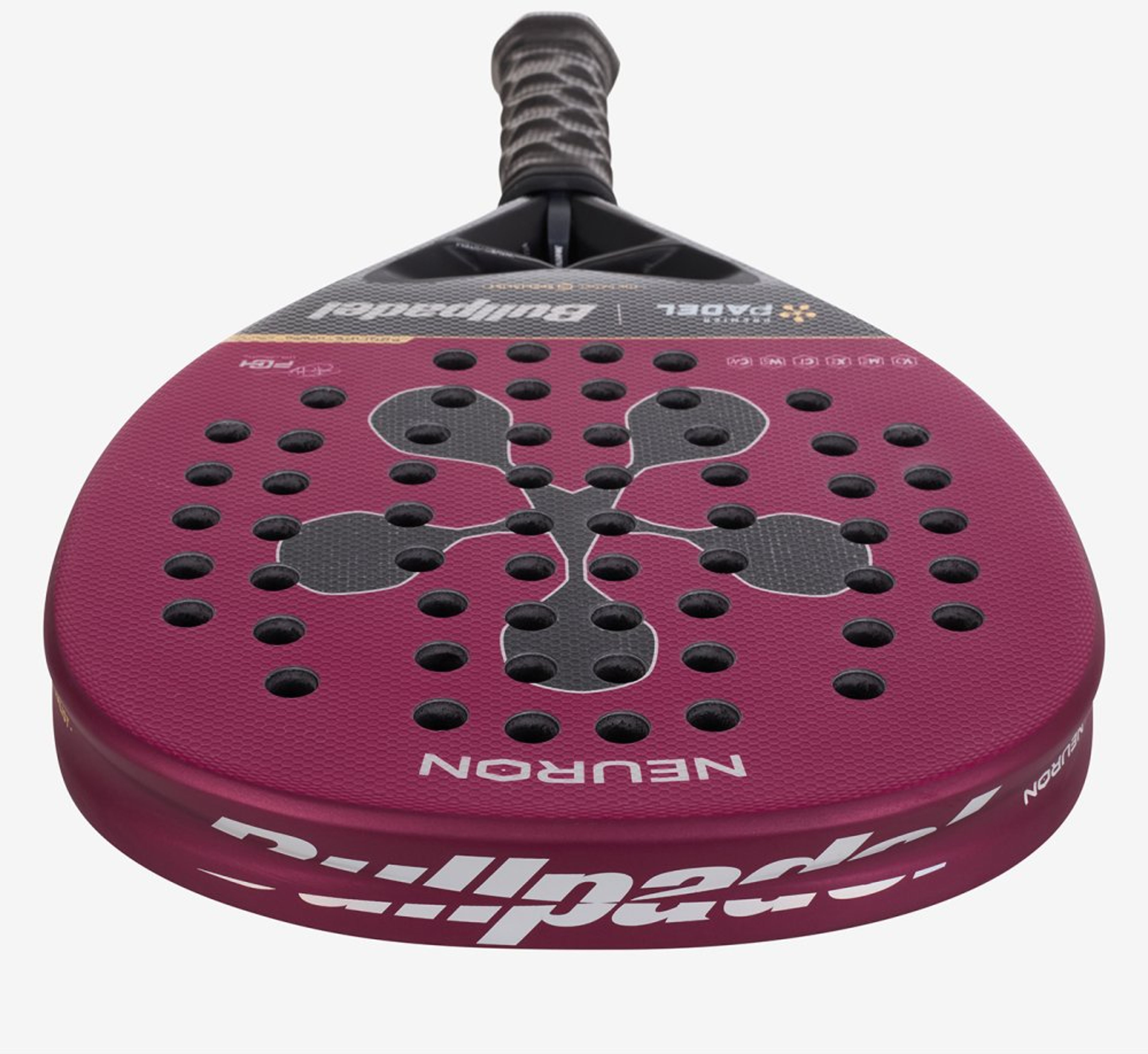 Bullpadel NEURON PREMIER padel racket – top view