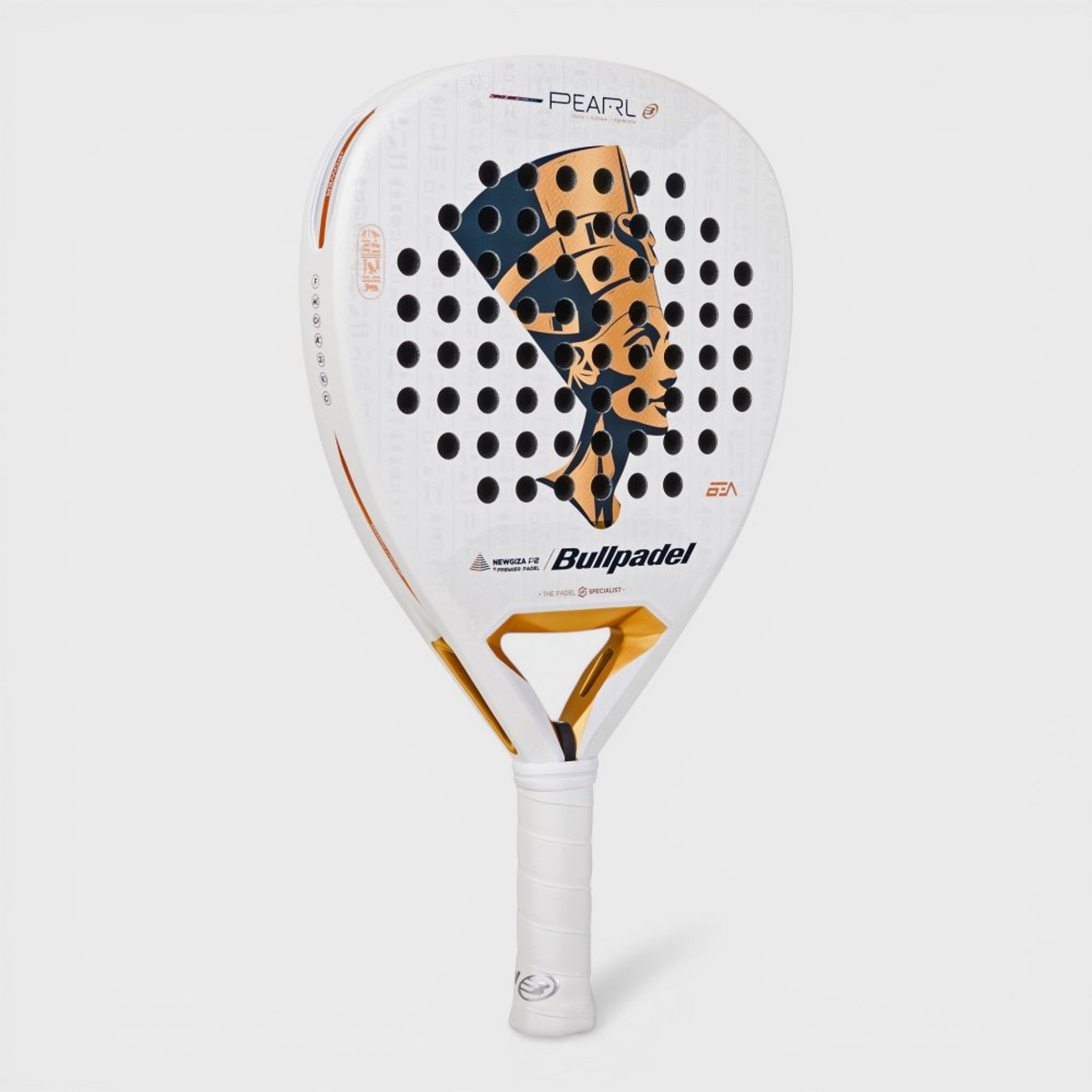 Bullpadel PEARL NEWGIZA padel racket – angled view
