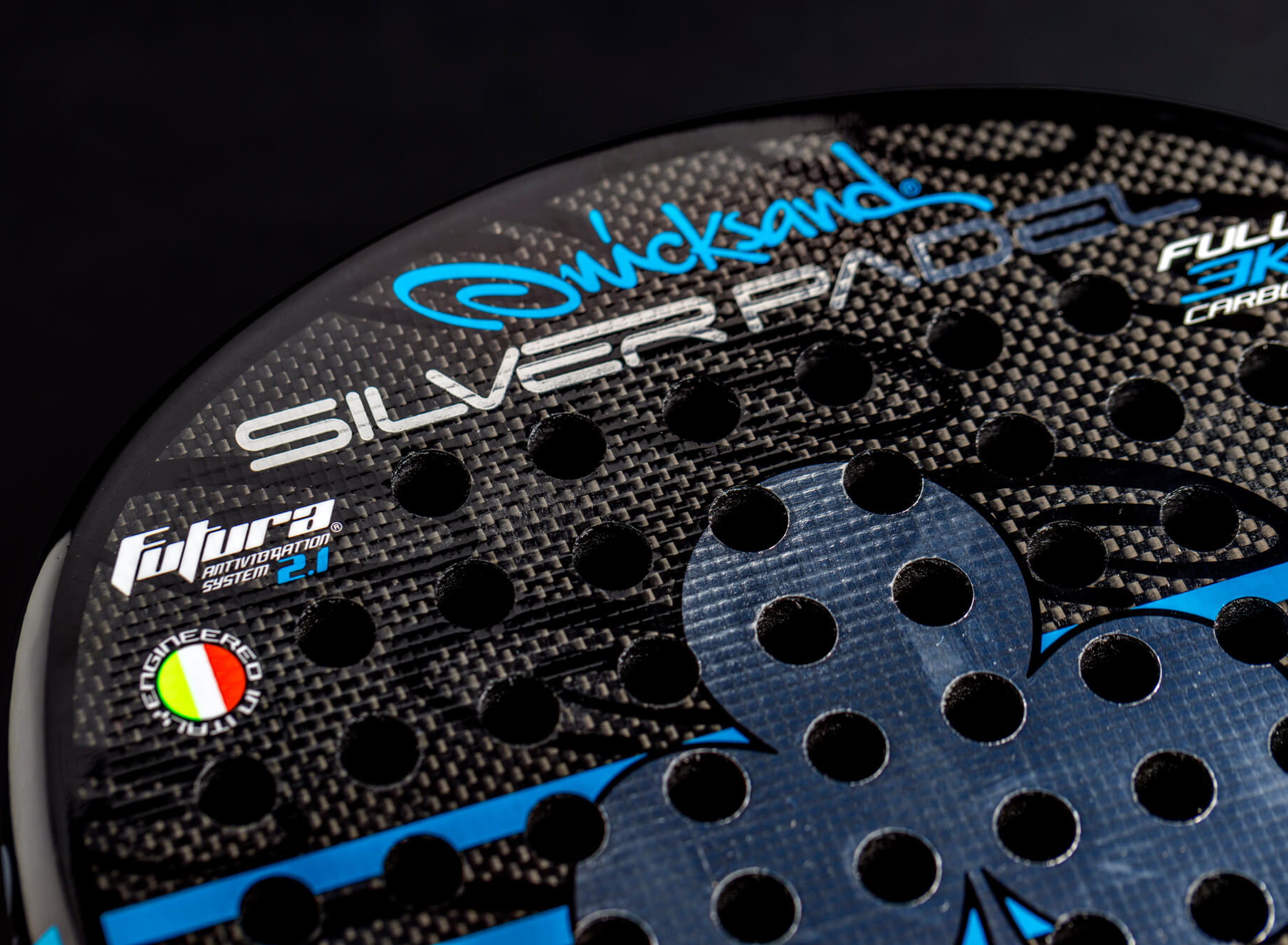 Quicksand Silver Padel K3 2023 padel racket – detail