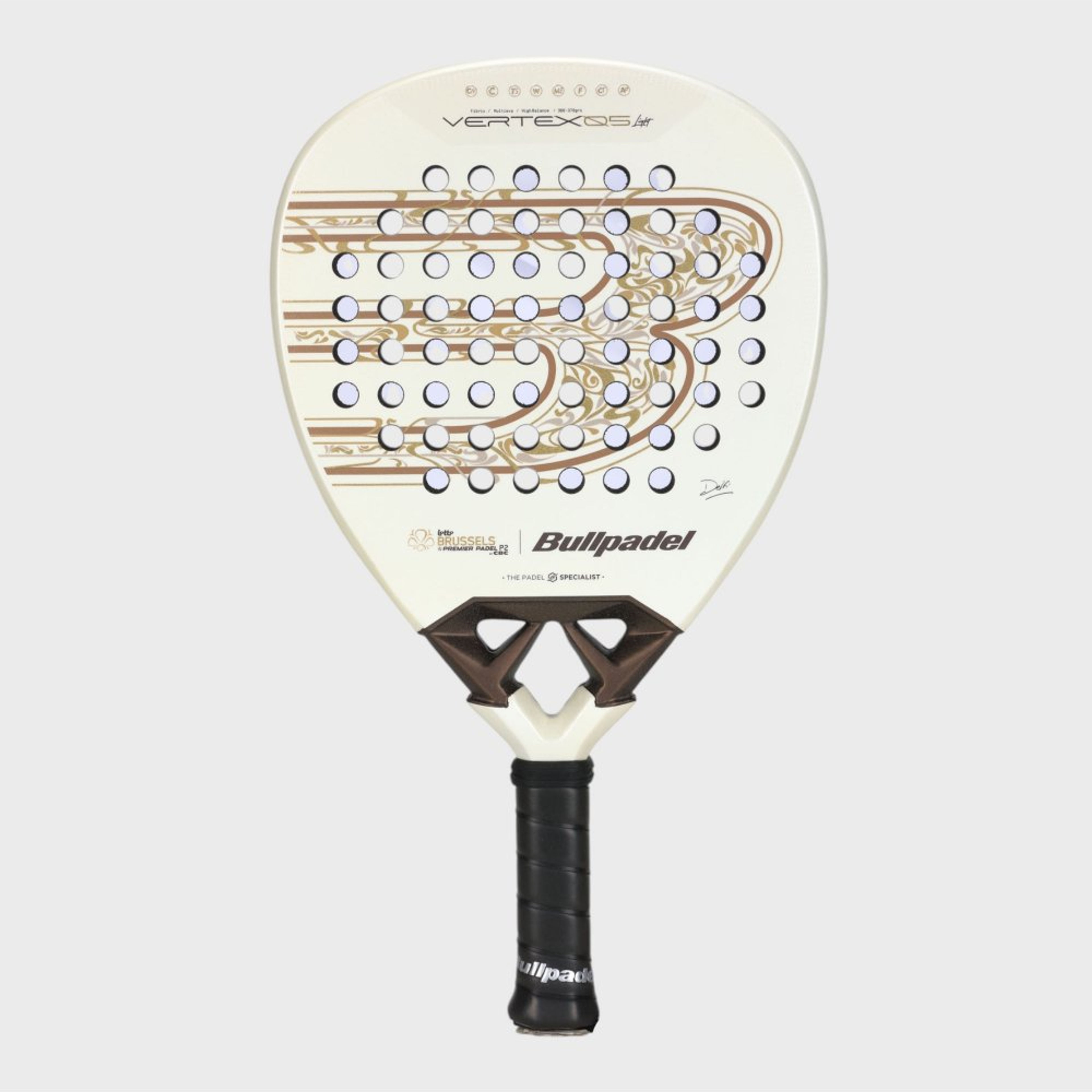 Bullpadel VERTEX 05 LIGHT BRUSSELS 26 padel racket – back view