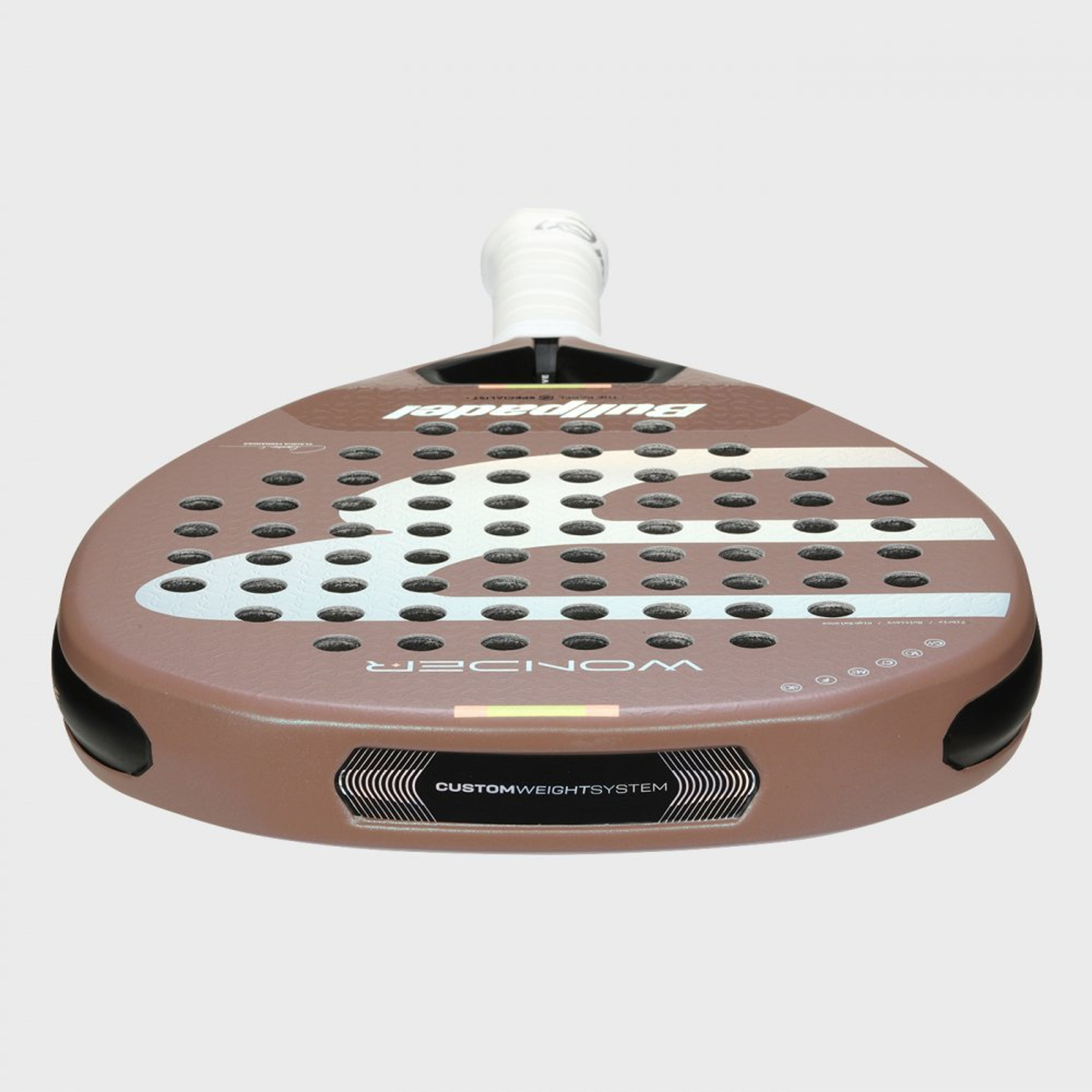 Bullpadel Wonder padel racket – top view