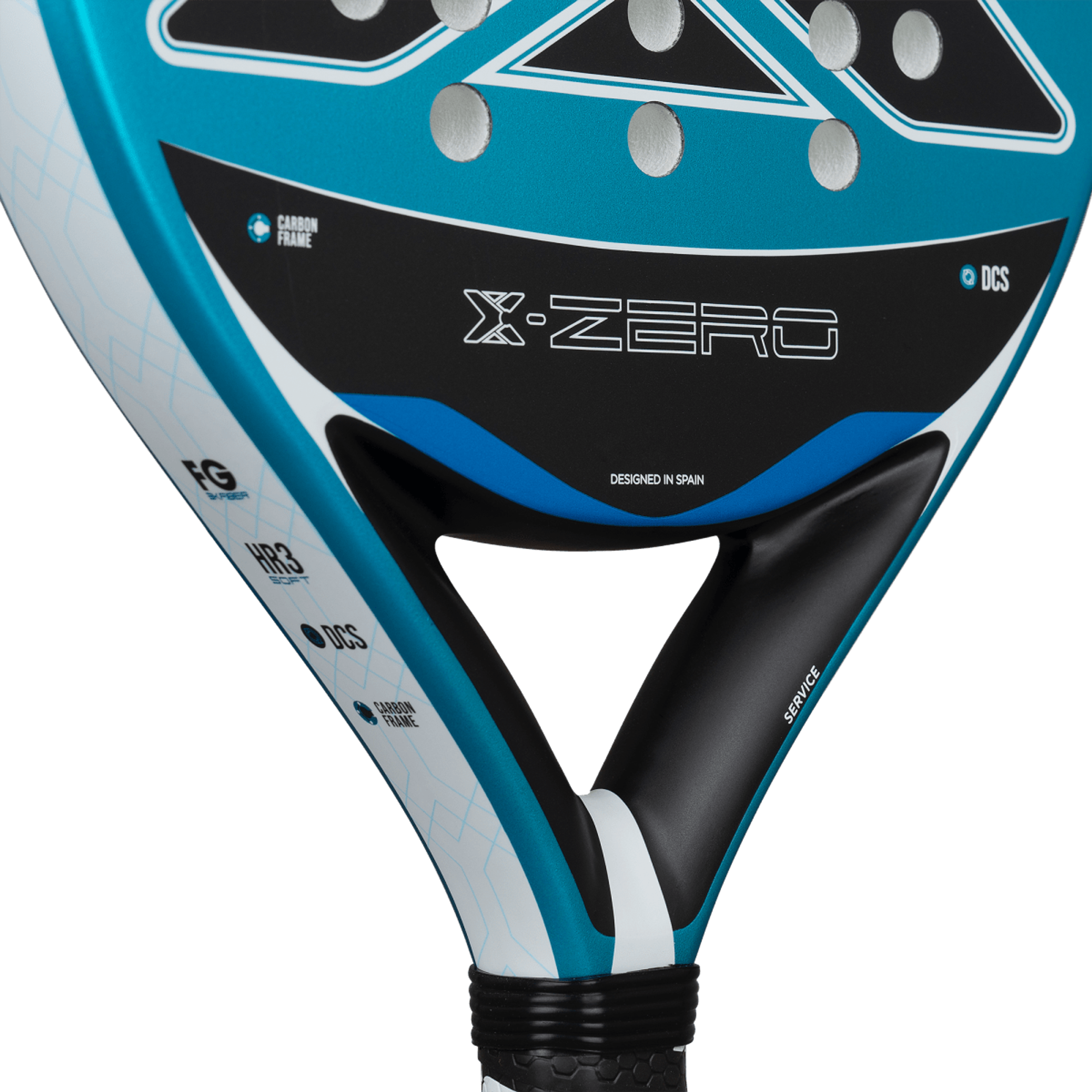 Nox X-Zero Blue 2026 padel racket – core detail