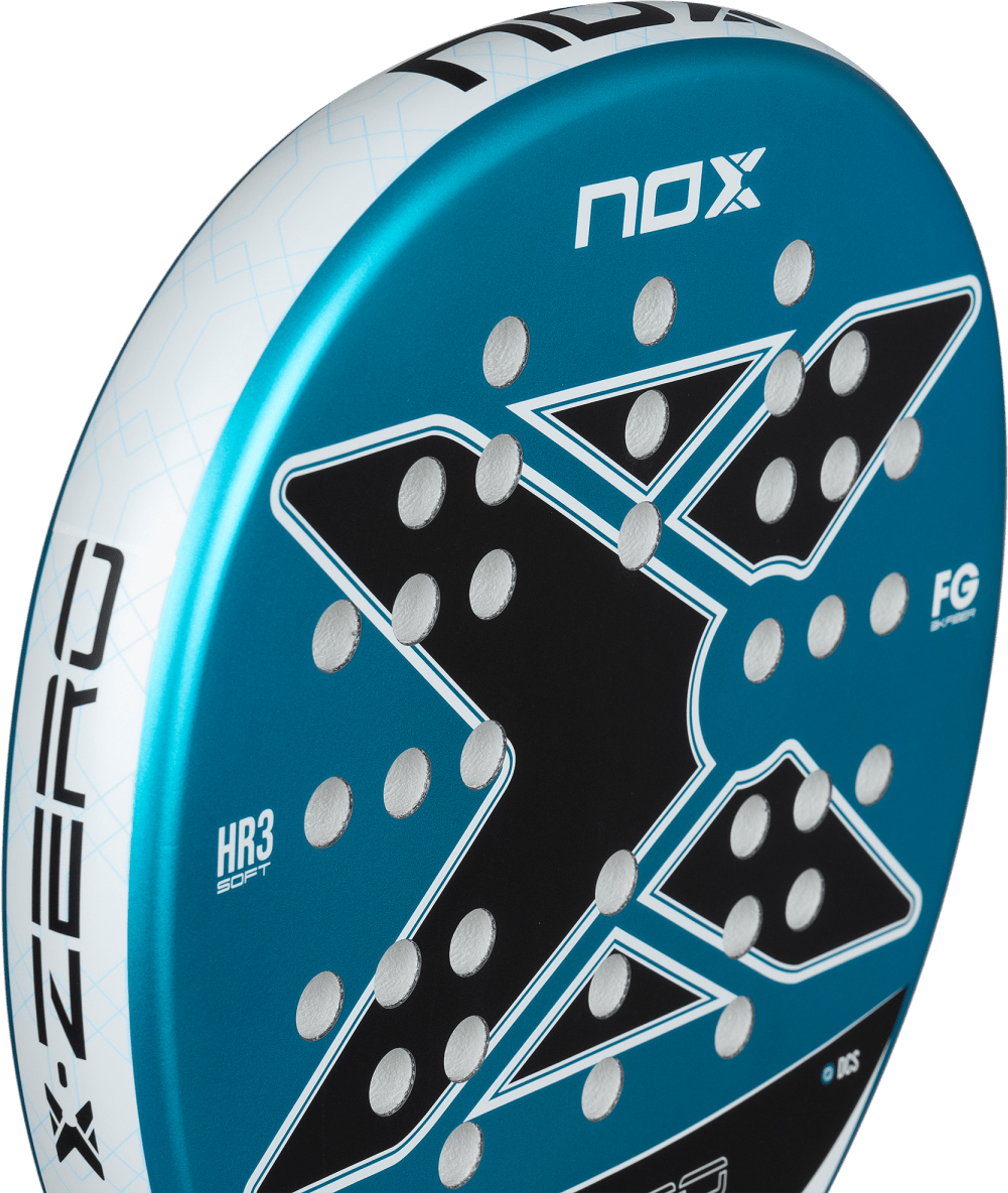 Nox X-Zero Blue 2026 padel racket – detail