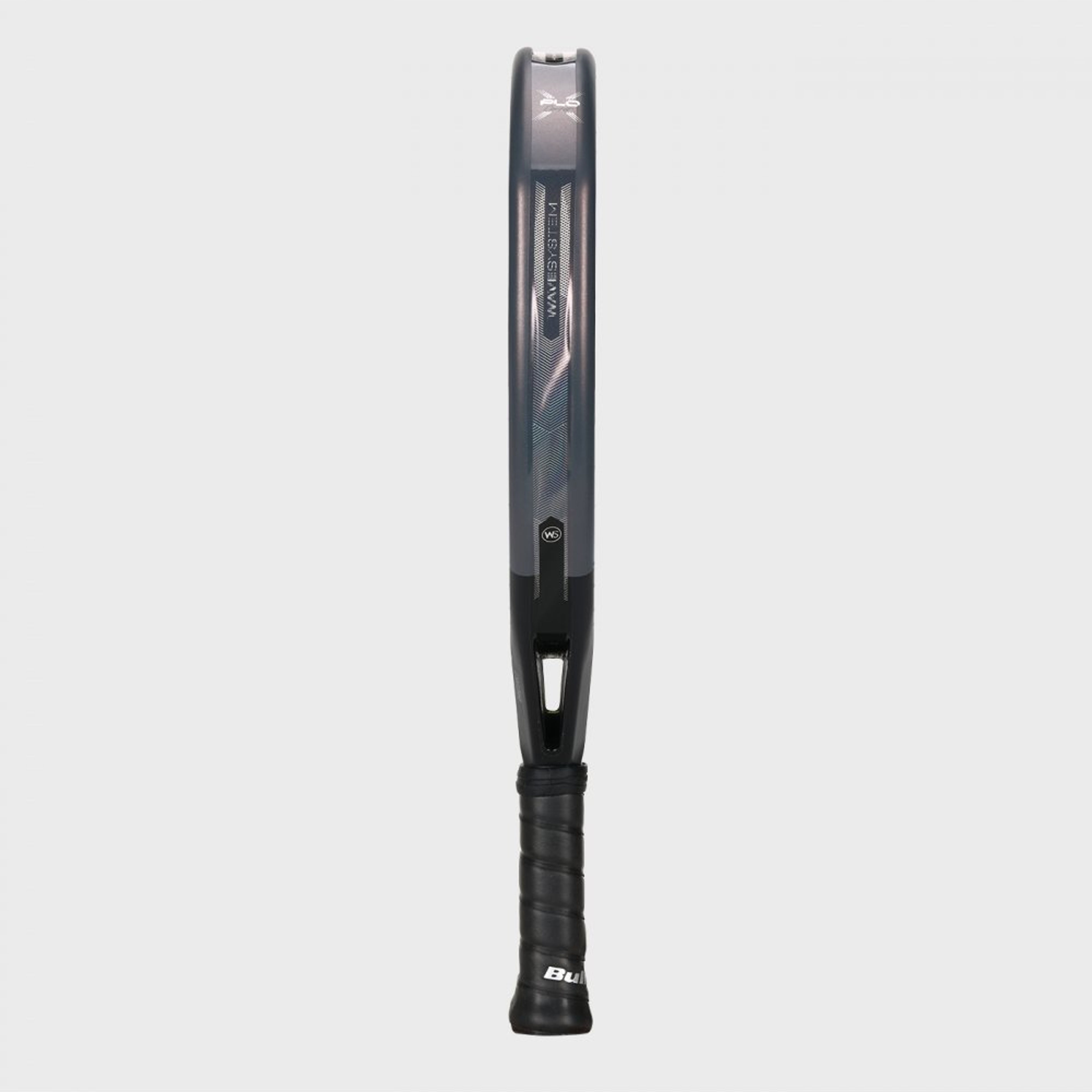 Bullpadel XPLO CMF 26 padel racket – left side view