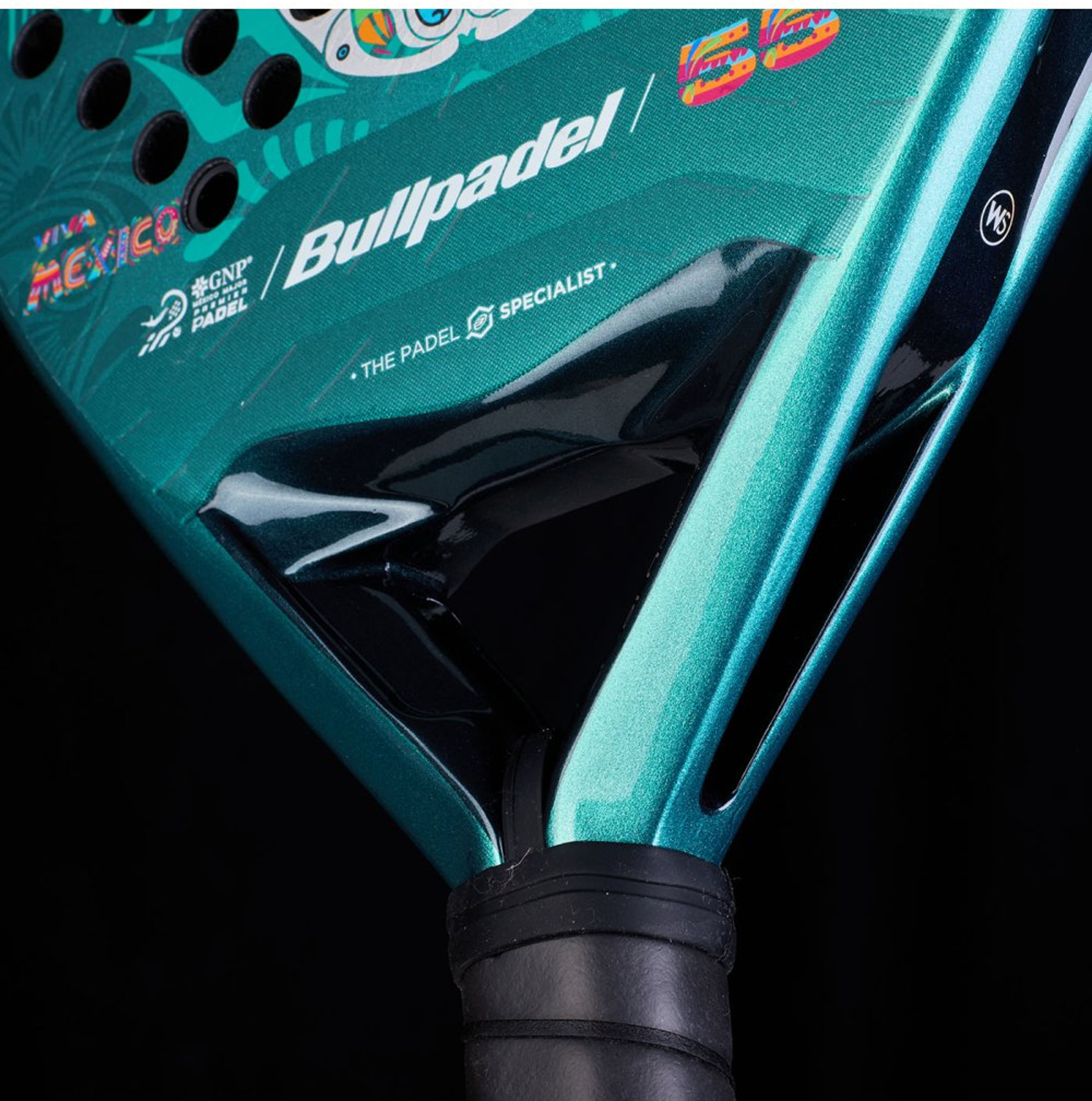 Bullpadel XPLO MX LTD padel racket – core detail