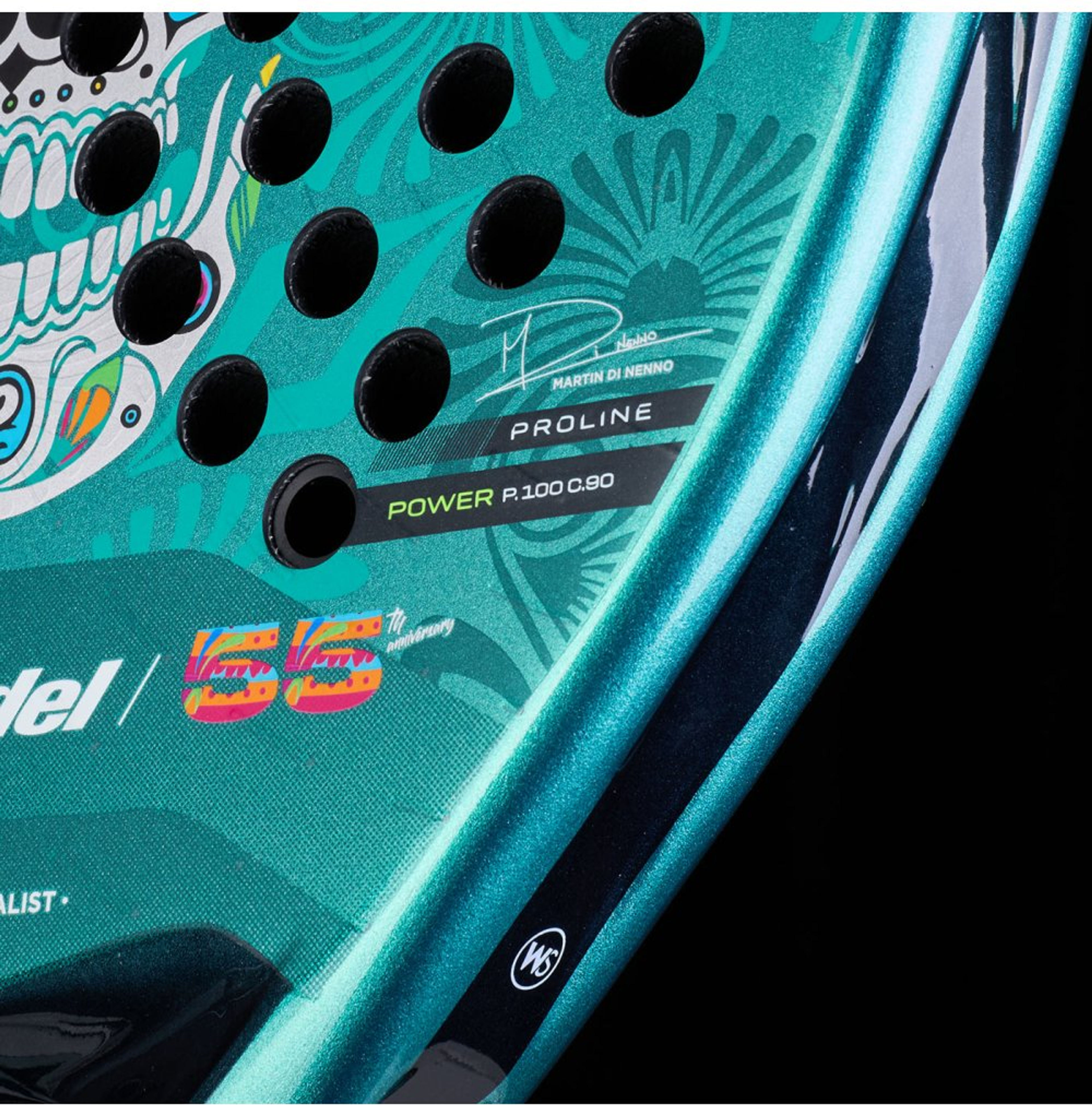 Bullpadel XPLO MX LTD padel racket – detail