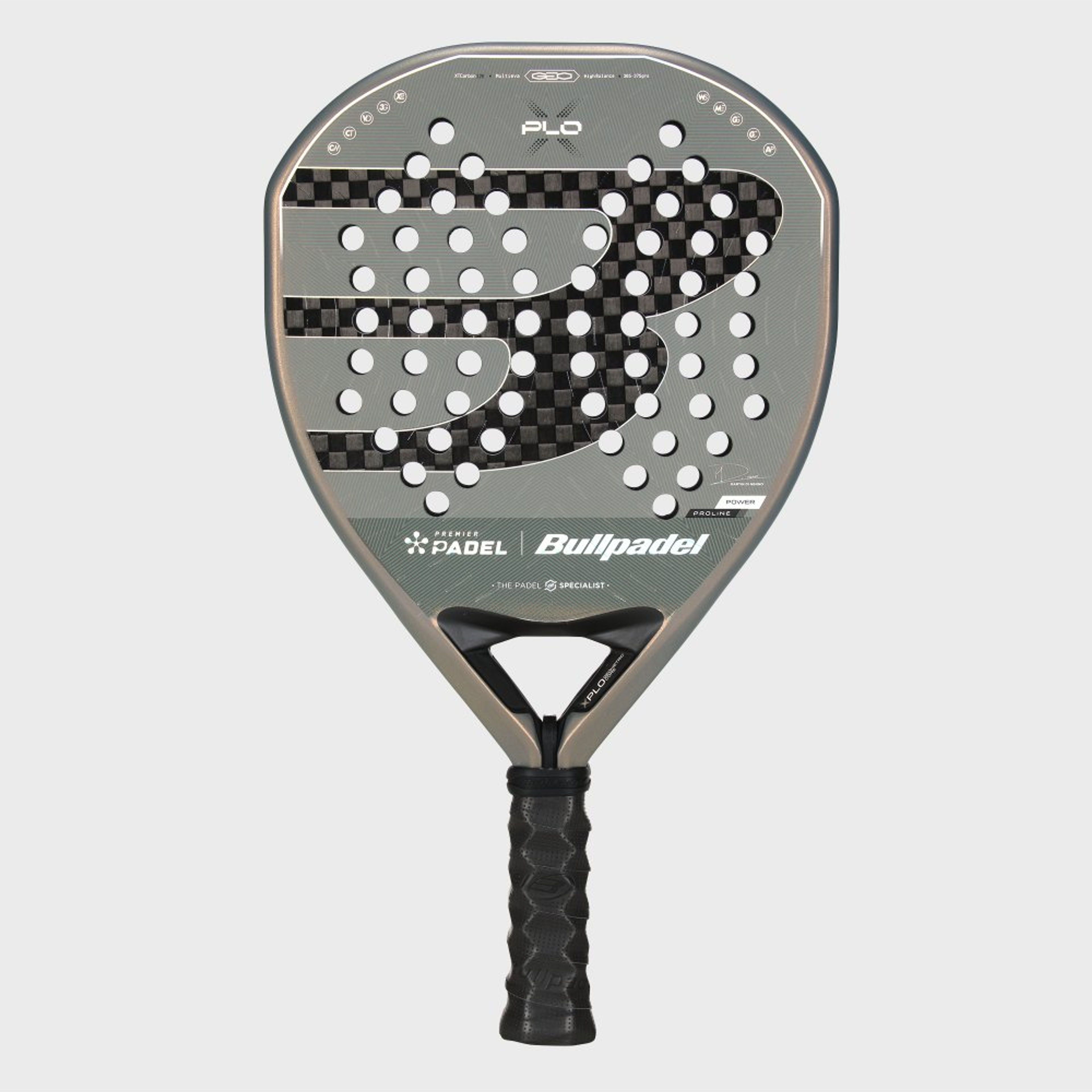 Bullpadel XPLO PP26 padel racket – back view