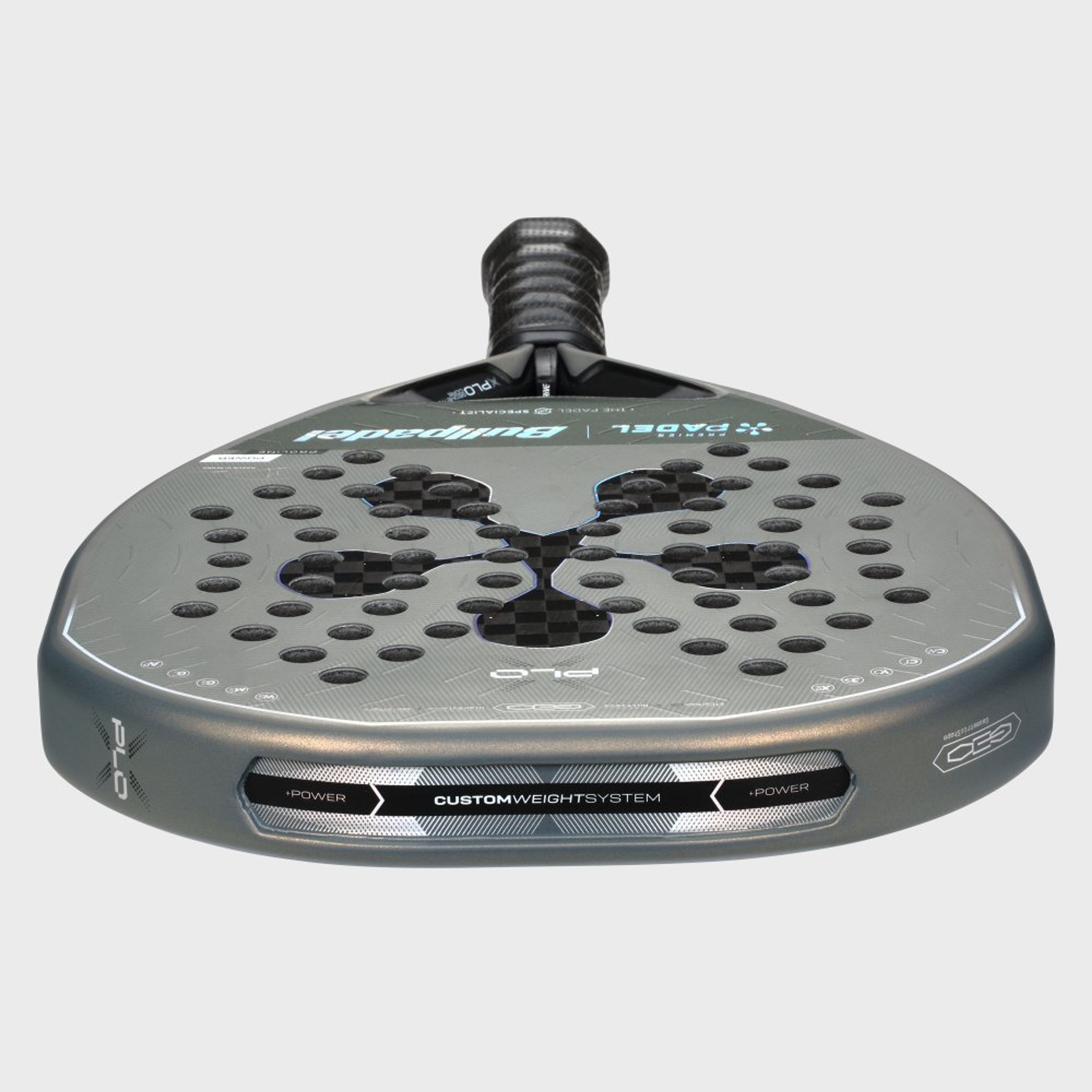 Bullpadel XPLO PP26 padel racket – top view