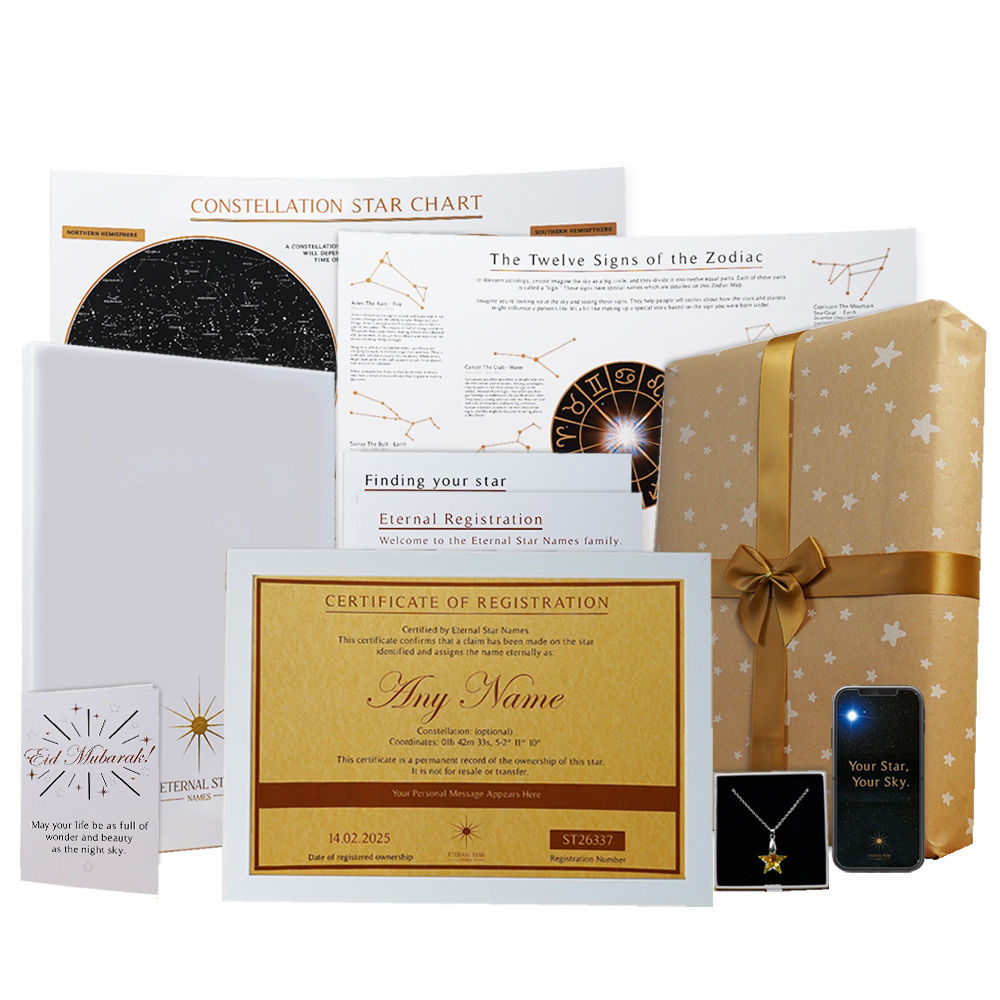Eid Gift Name A Star - Regalo Eid al-Fitr personalizado para hombre o mujer - Imagen 12 de 12