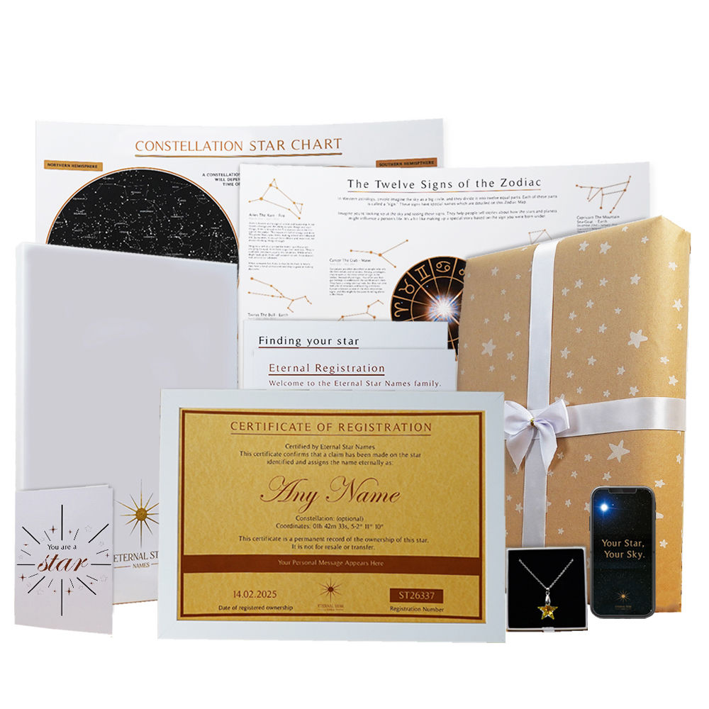 Name A Star Gift Set – For Mum, Dad, Grandparents, Birthdays or Xmas - Picture 12 of 12