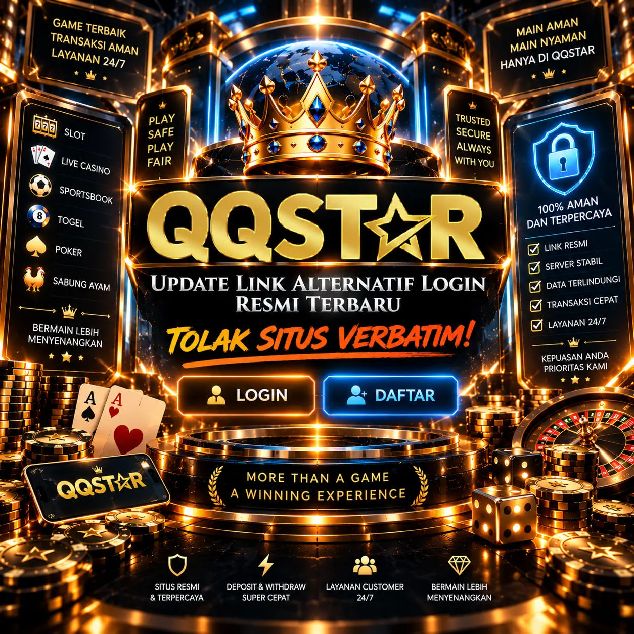 QQSTAR | Update Link Alternatif Login Resmi Terbaru Guna Tolak Situs Verbatim - WooCommerce eCommerce