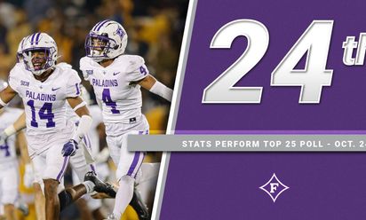 Furman in FCS Top 25 Poll for the First Time - The Paladin